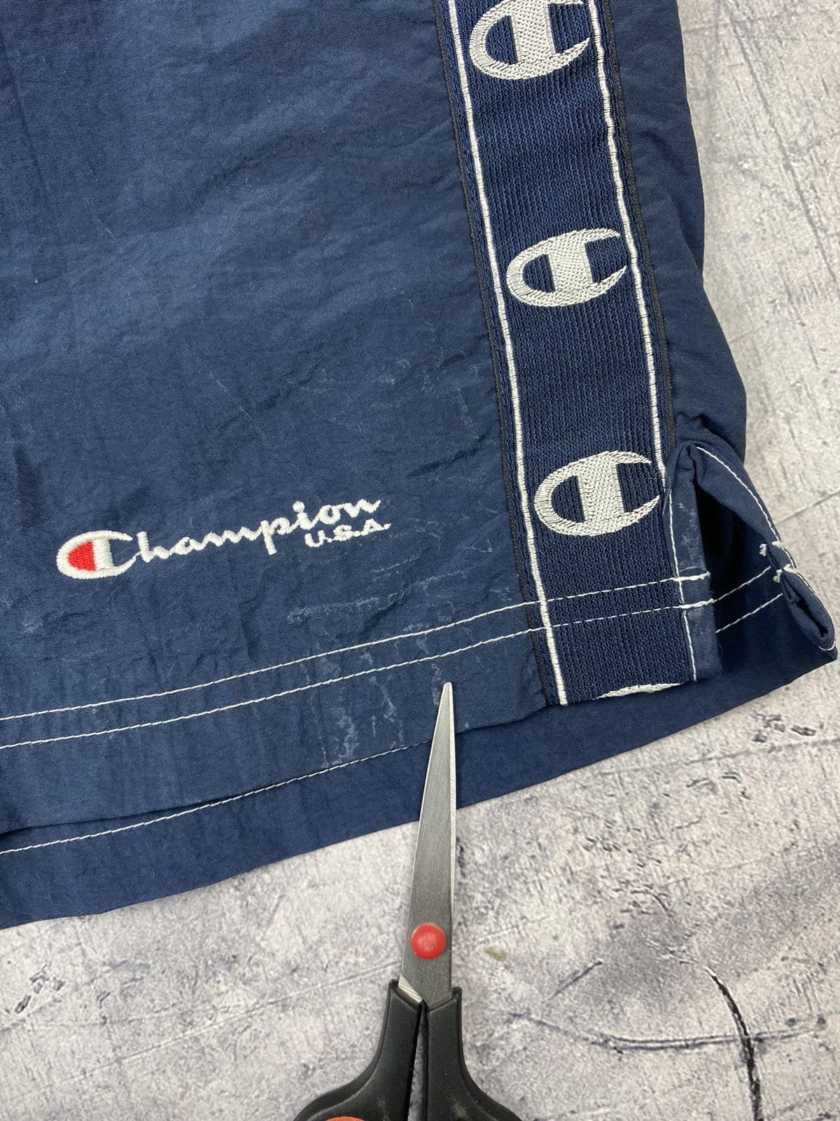 Champion × Vintage Vintage Champion Lampas Y2K Shorts Size S Size US 32 / EU 48 - 5 Thumbnail