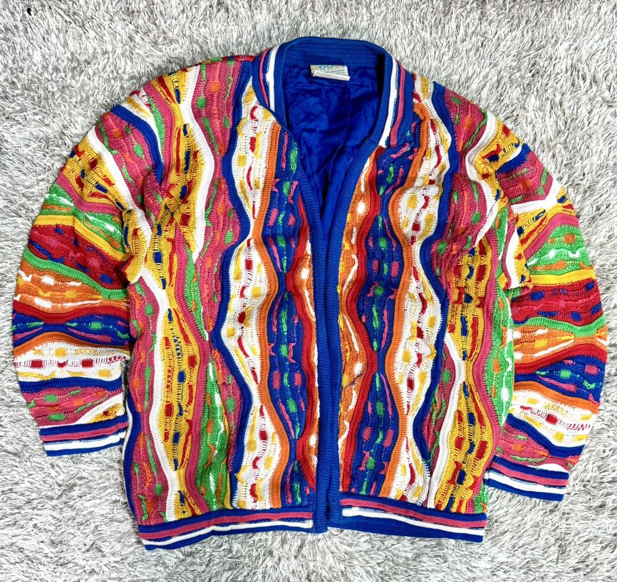 Coogi STEAL! CRAZY COOGI 10-12 YEAR KIDS 3D CABLE CARDIGAN/JACKET Size US XXS / EU 40 - 9 Thumbnail