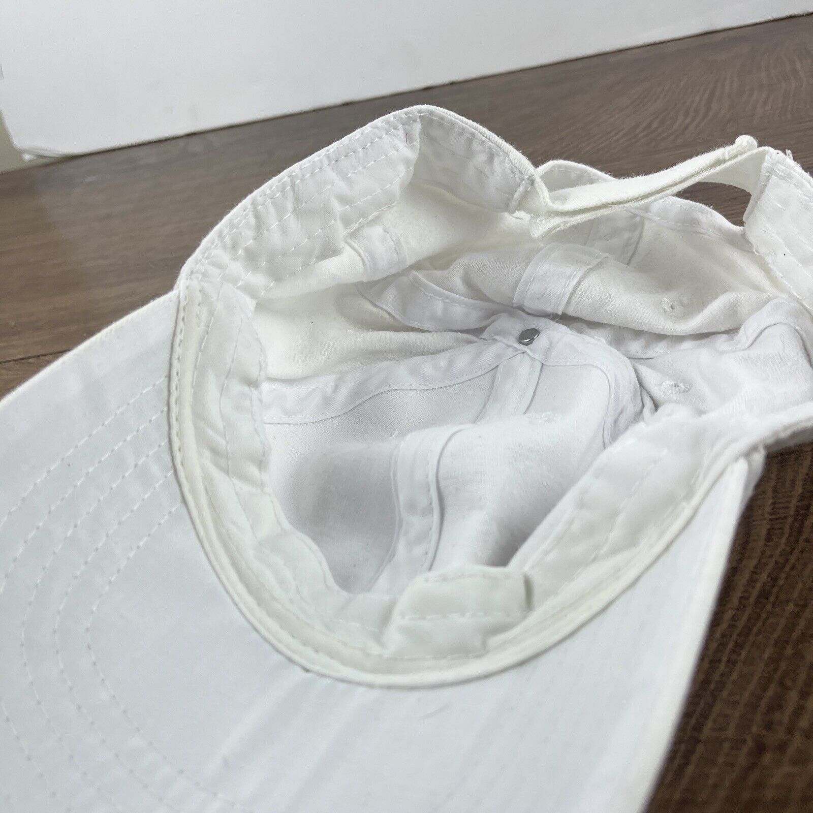 Other White Baseball Hat Plain White Hat Adjustable Adult Size Hat Size ONE SIZE - 13 Thumbnail