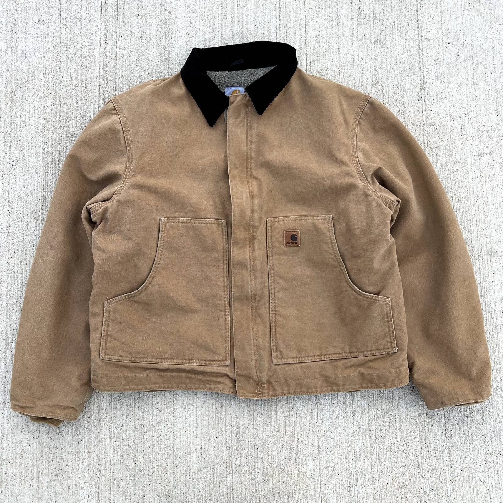 image of 90's Vintage Brown Carhartt Arctic Work Jacket, Men's (Size XL)