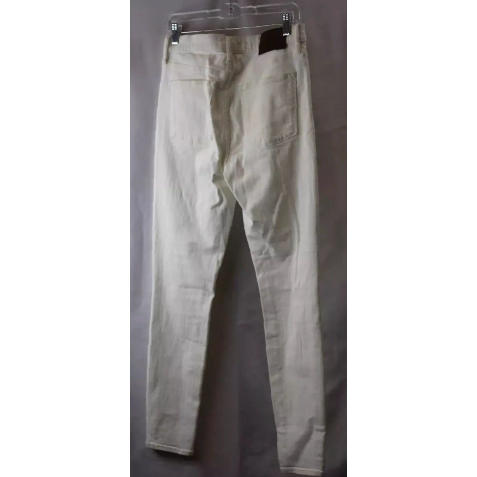 J.Crew J.CREW Jeans White Skinny Ankle Cotton Blend Size 8 Womens Skinny Fit NWT Regular 32 in Waist Size 24" / US 00 / IT 34 - 2 Thumbnail