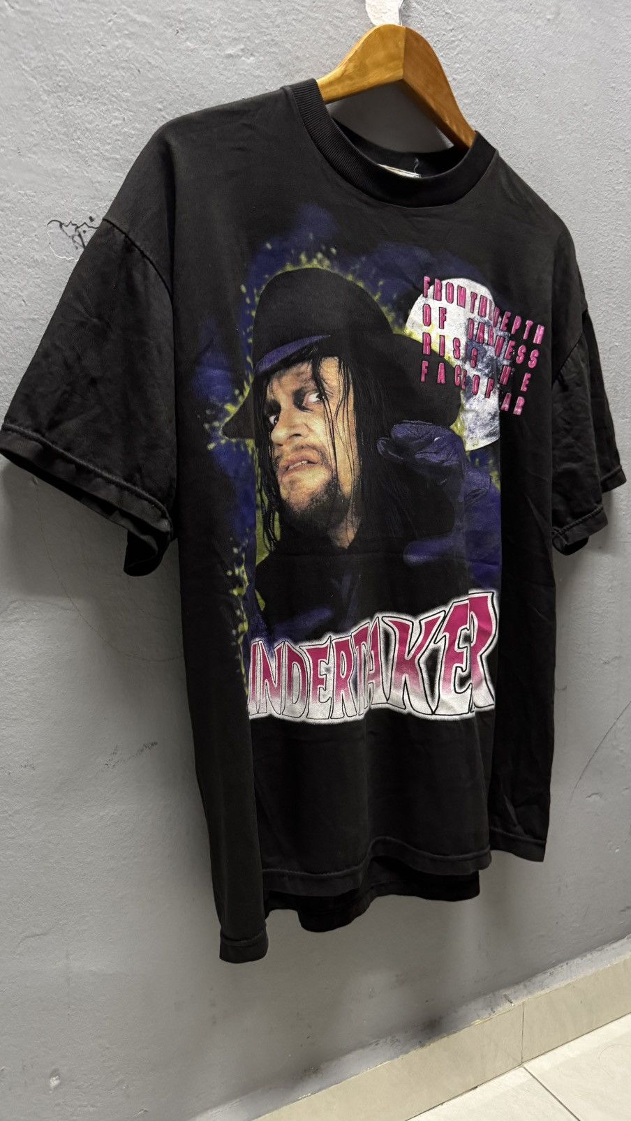 Vintage × WWF Vintage Bootleg UnderTaker Full print Size US XL / EU 56 / 4 - 3 Thumbnail