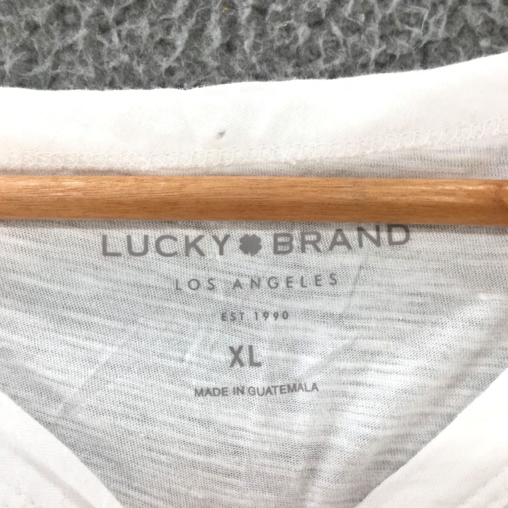 Lucky Brand Lucky Brand USA Map Freedom Flag Tank Top Womens XL White Sleeveless Cotton Size XL / US 12-14 / IT 48-50 - 6 Thumbnail