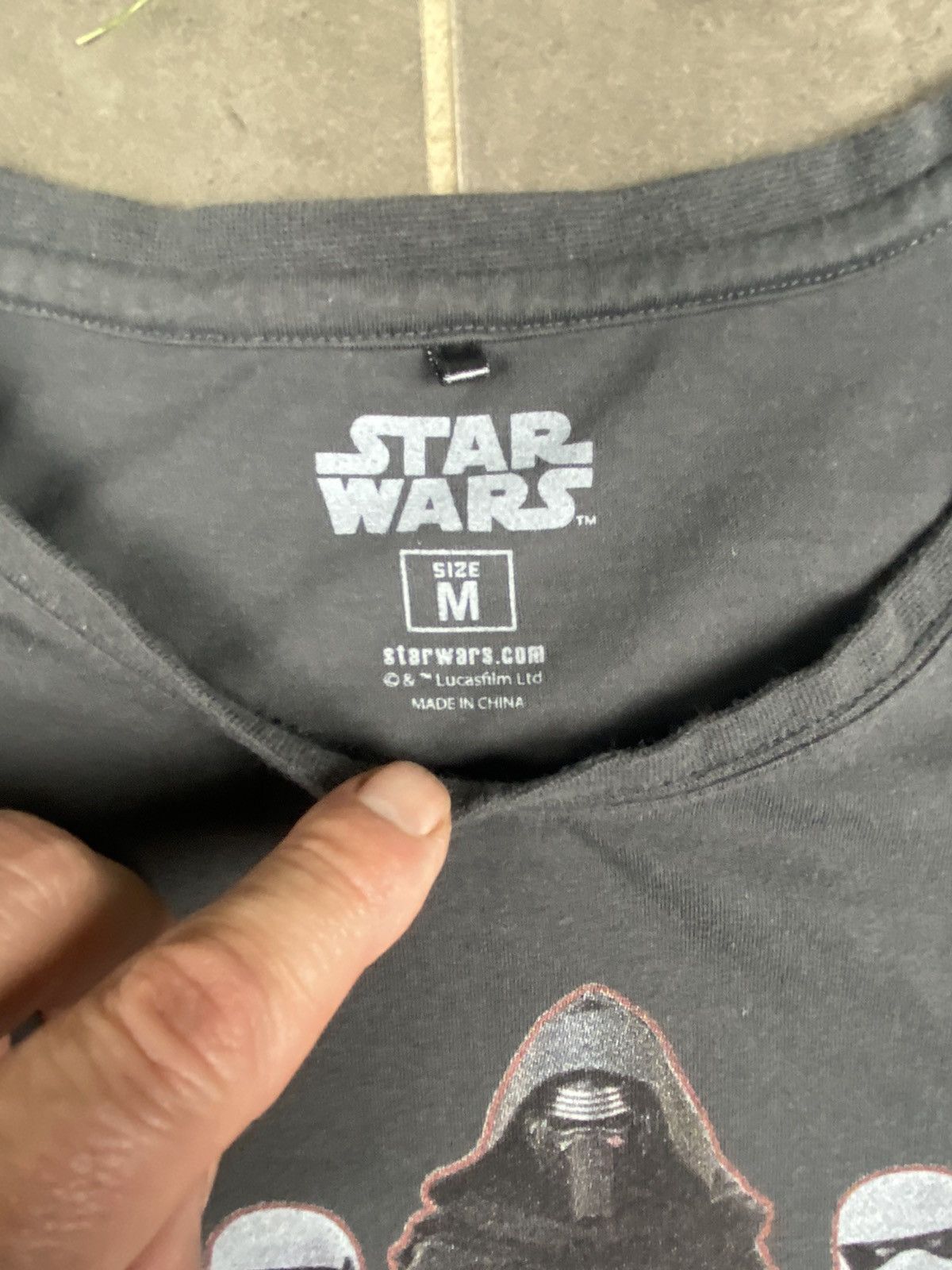 Star Wars Vintage. Y2K Wader Star Wars. Oreginal. T-shirt .Print Size US M / EU 48-50 / 2 - 4 Thumbnail