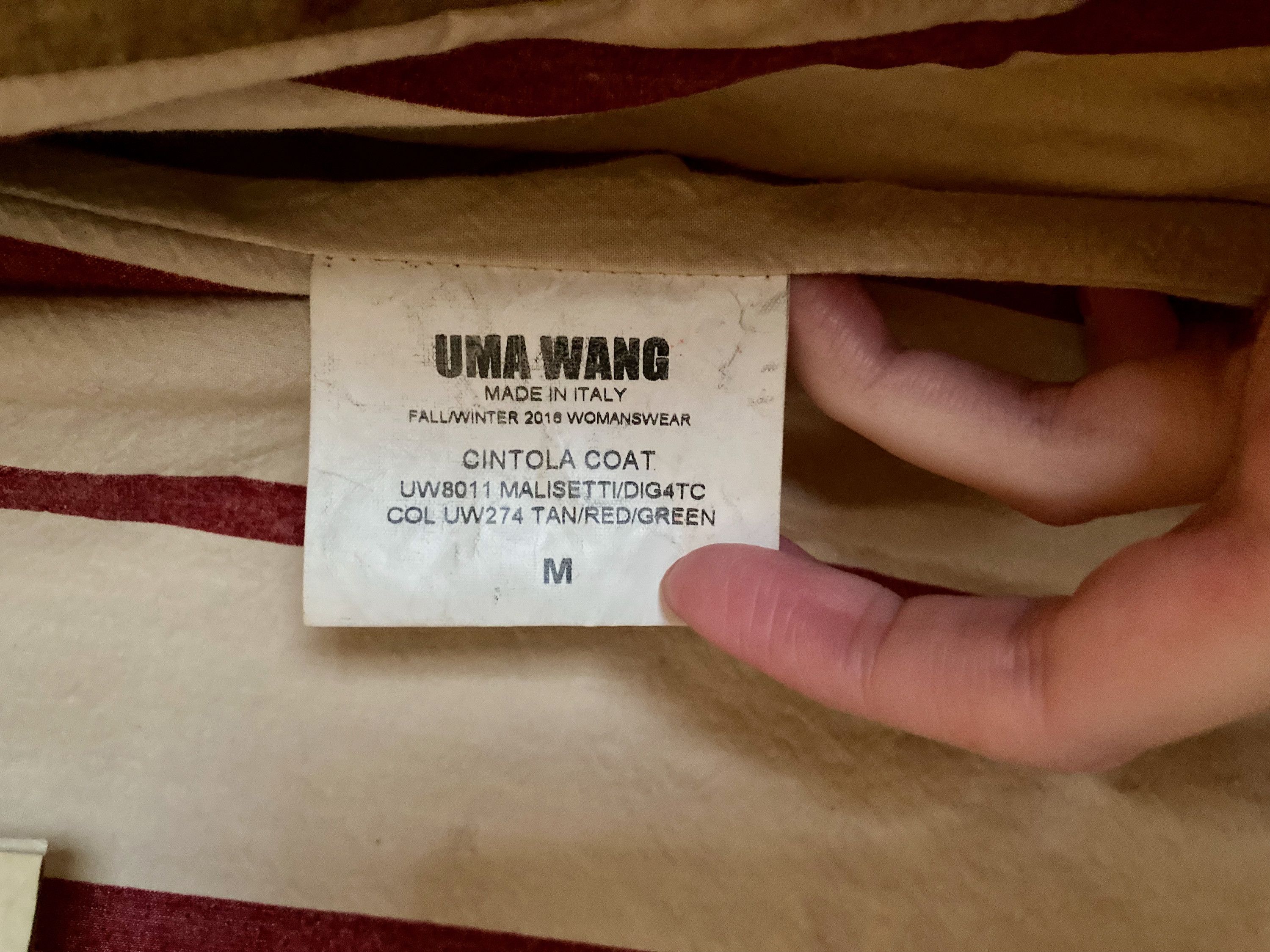 Uma Wang Cintola Velvet Coat Size M / US 6-8 / IT 42-44 - 6 Thumbnail