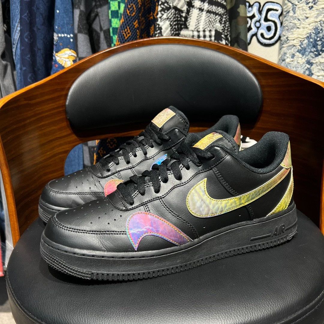 Nike Nike AF1 Black Lowtop Sneakers 11 Men Size US 11 / EU 44 - 1 Thumbnail
