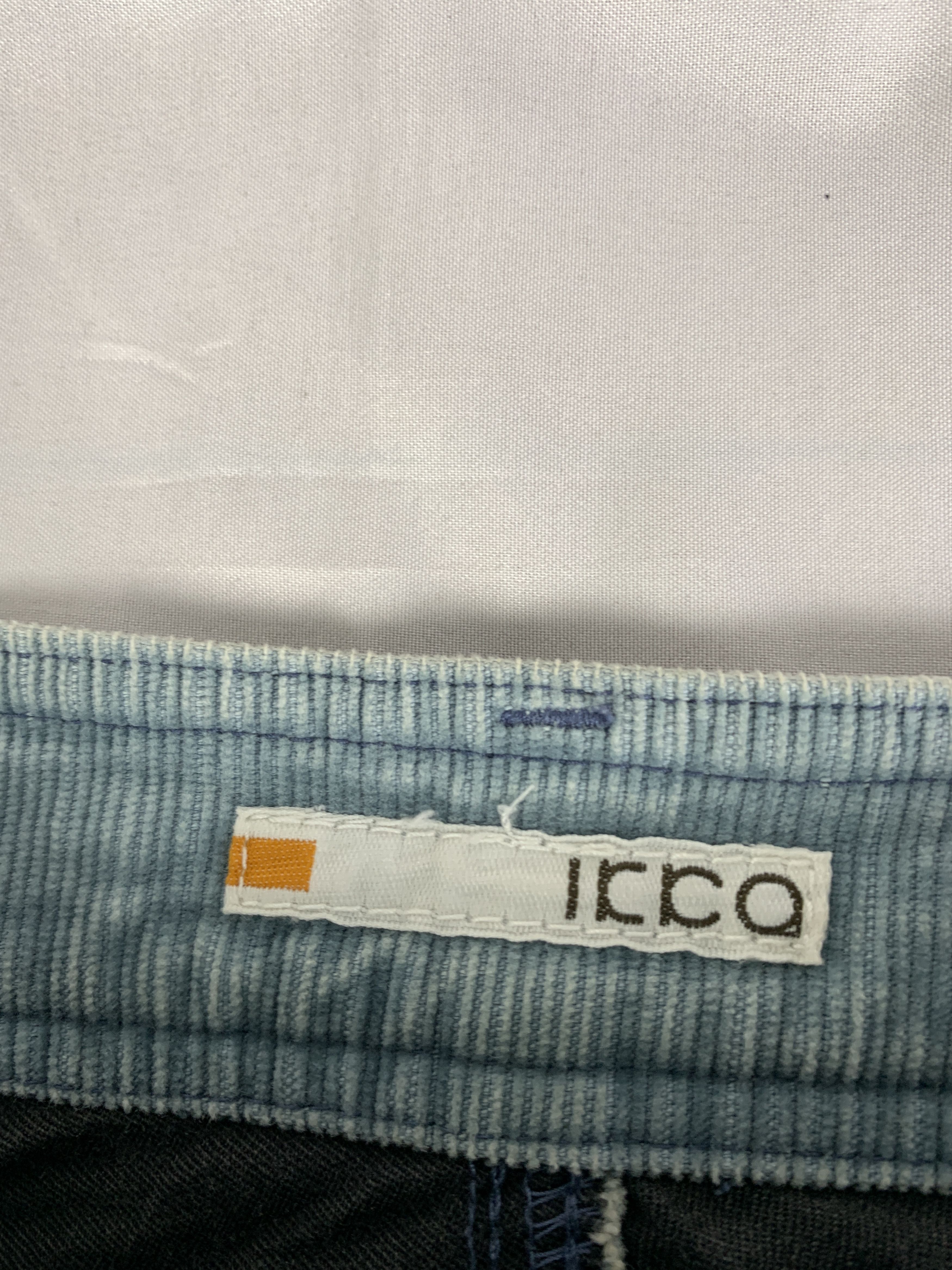 Japanese Brand ikka Baby Blue Corduroy Boot Cut Flare Pants (30) Size 30" / US 8 / IT 44 - 10 Thumbnail