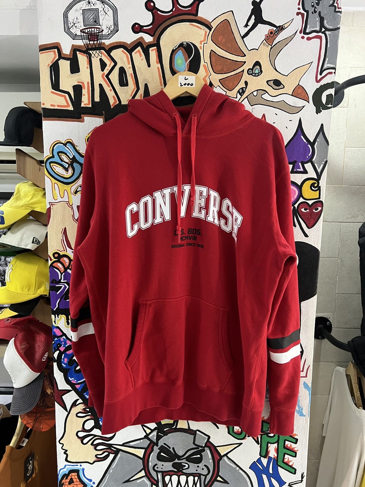 Converse Vintage Converse Hoodie Size US L / EU 52-54 / 3 - 1 Thumbnail