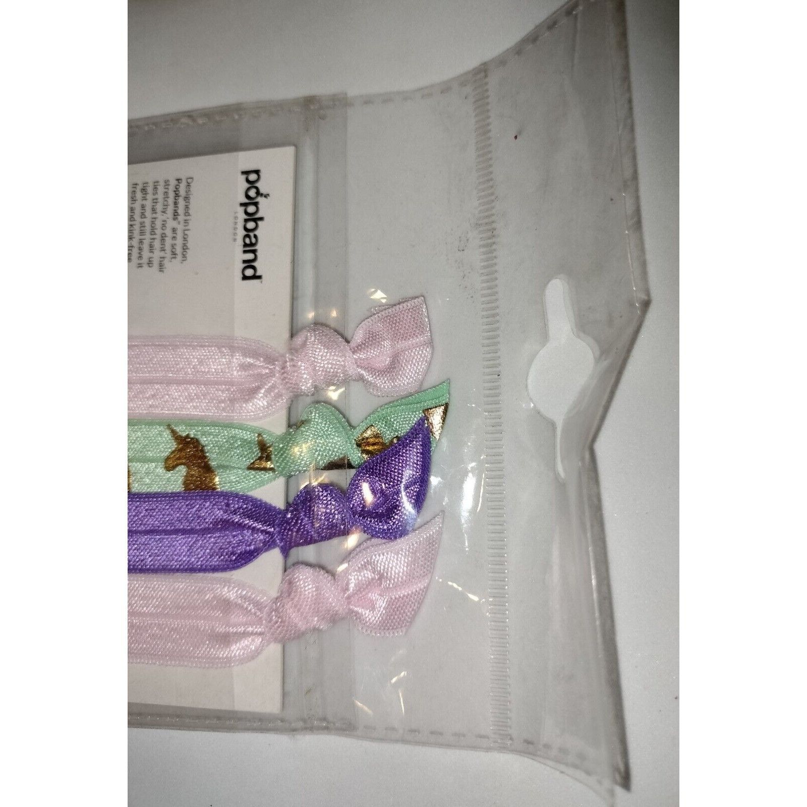 Other Popband 4 Pack Glitter Hair Accessories Band Pink Unicorn Pu Size ONE SIZE - 10 Thumbnail