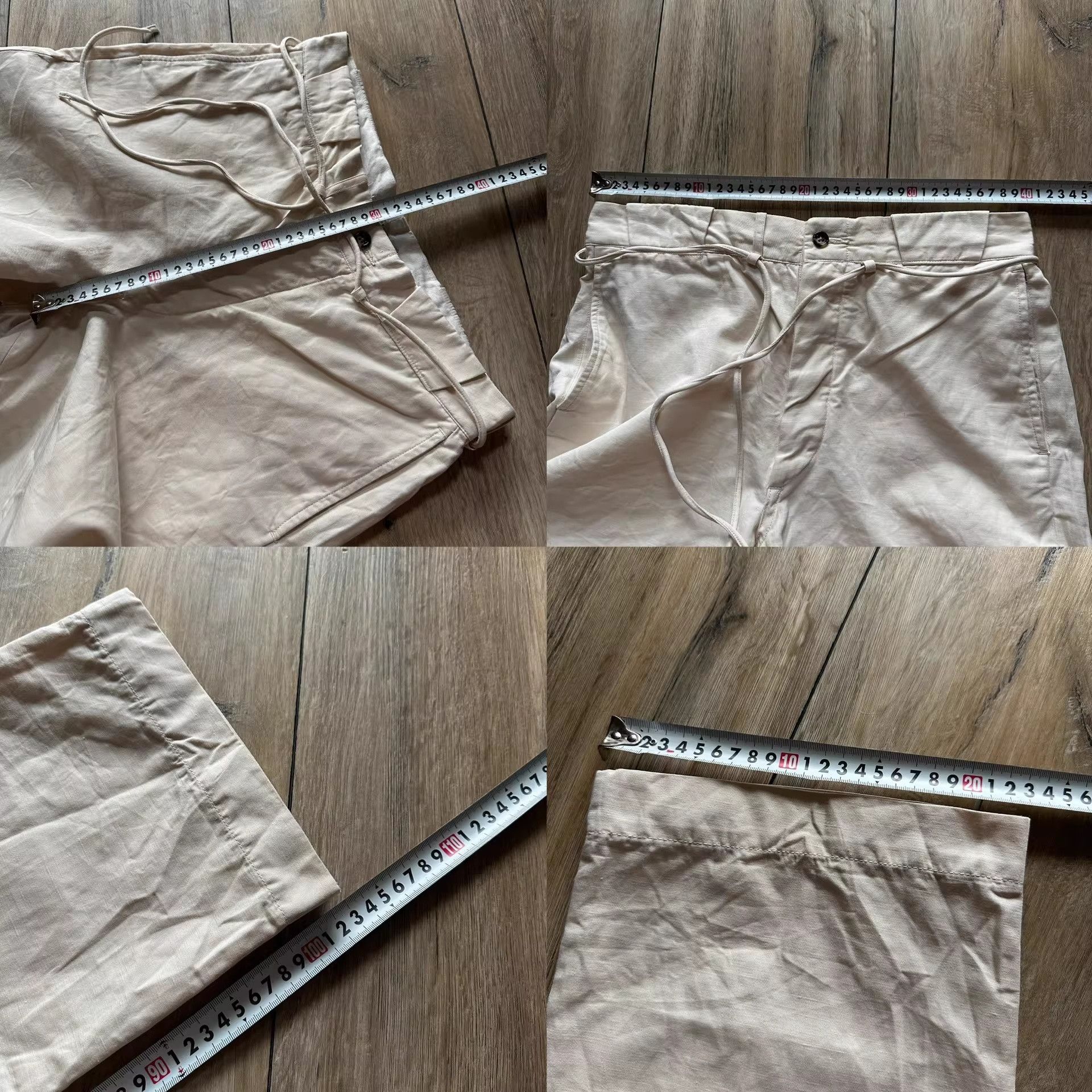 Old Joe OLD JOE Cotton Linen White Pants Size US 32 / EU 48 - 9 Thumbnail