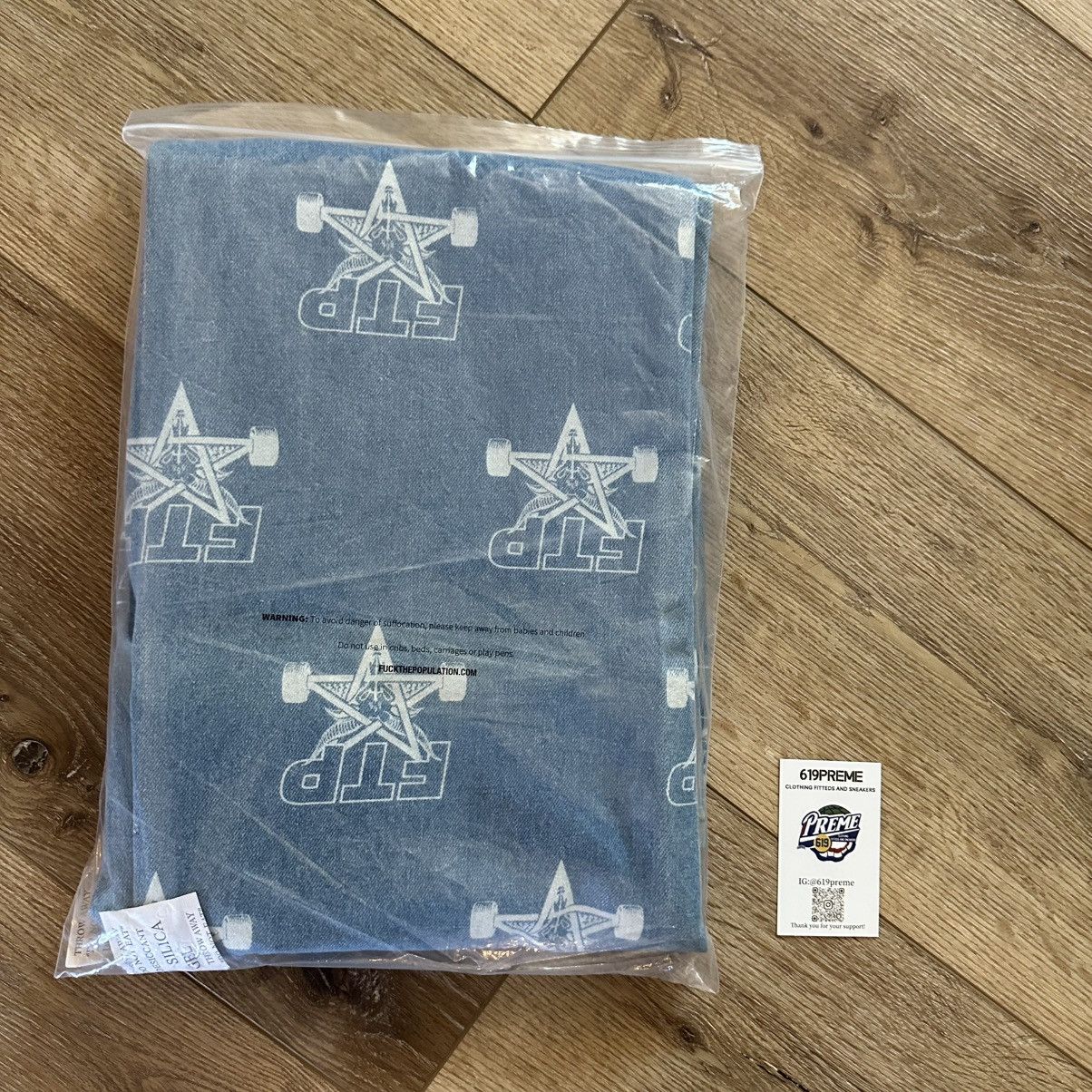 Fuck The Population FTP Thrasher light blue denim (34) tts Size US 34 / EU 50 - 3 Thumbnail