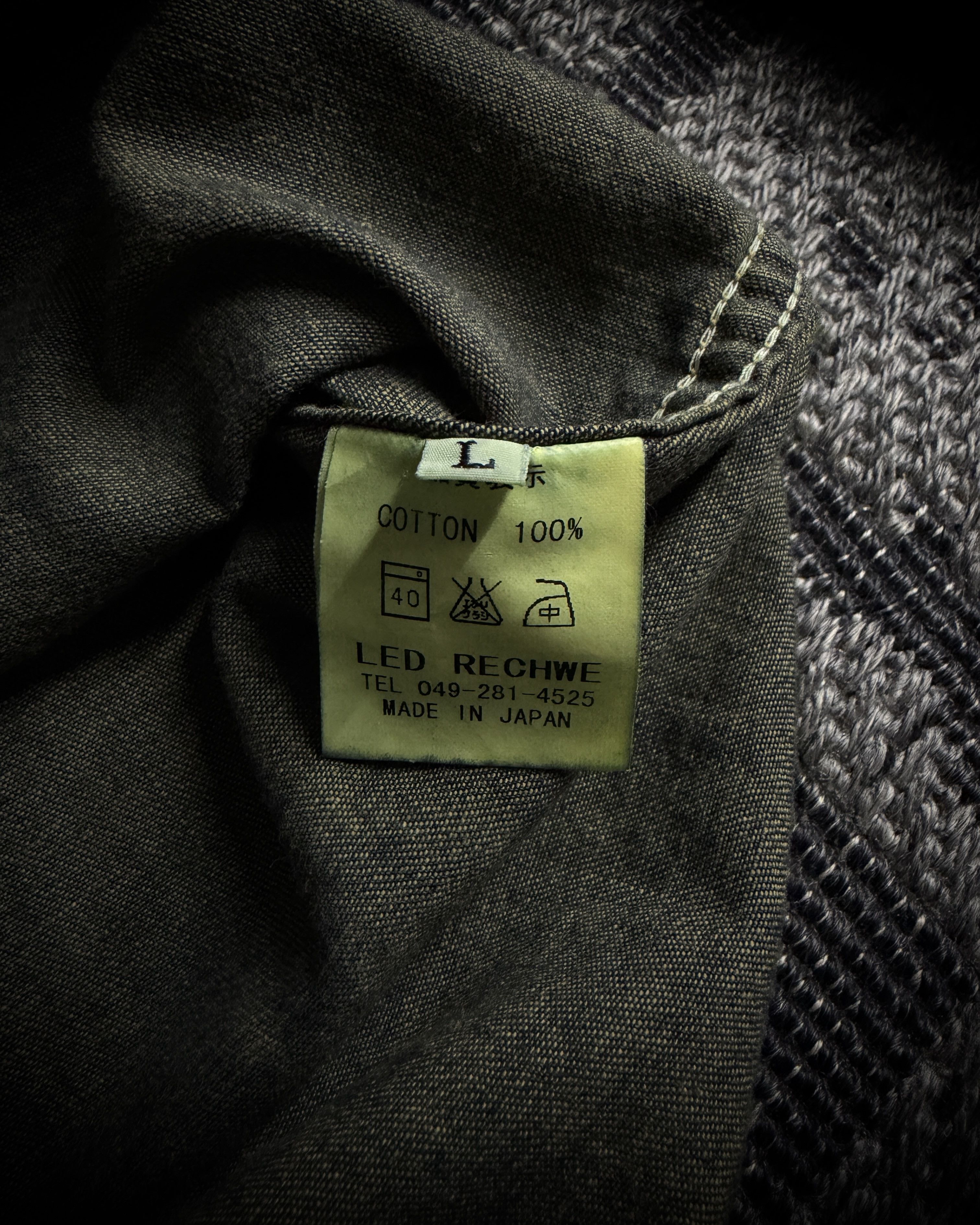 Japanese Brand LED RECHWE Vintage Washed Western Shirt Size US L / EU 52-54 / 3 - 11 Thumbnail
