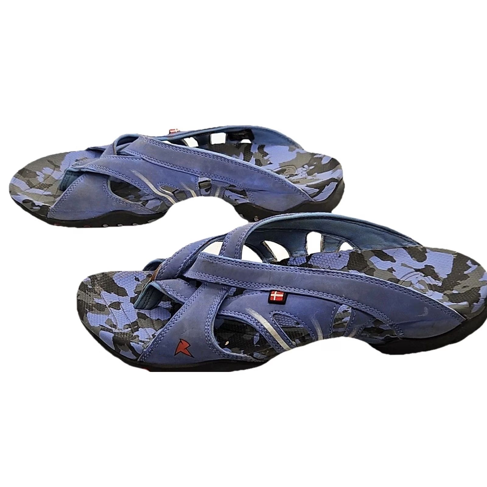 Ecco ECCO Sport Sandals Womens 9 Blue Strappy Outdoor Walking Comfort Trail Size US 9 / IT 39 - 5 Thumbnail