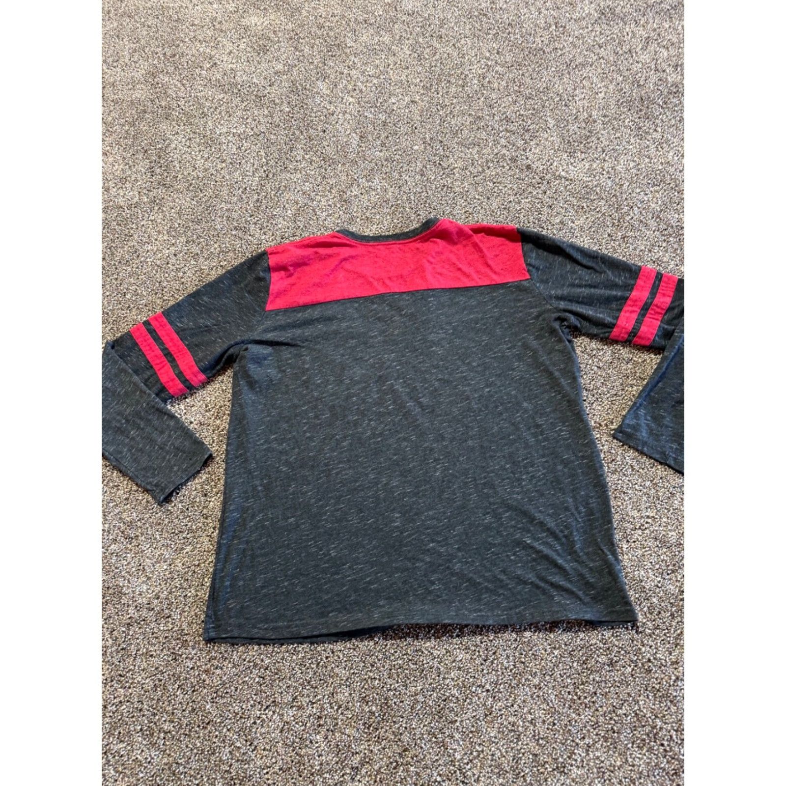 Vintage Sons Of Anarchy Mens Shirt XL Red Long Sleeve Cotton Blend SOA T-Shirt Crew Neck Graphic Print Size US XL / EU 56 / 4 - 7 Thumbnail