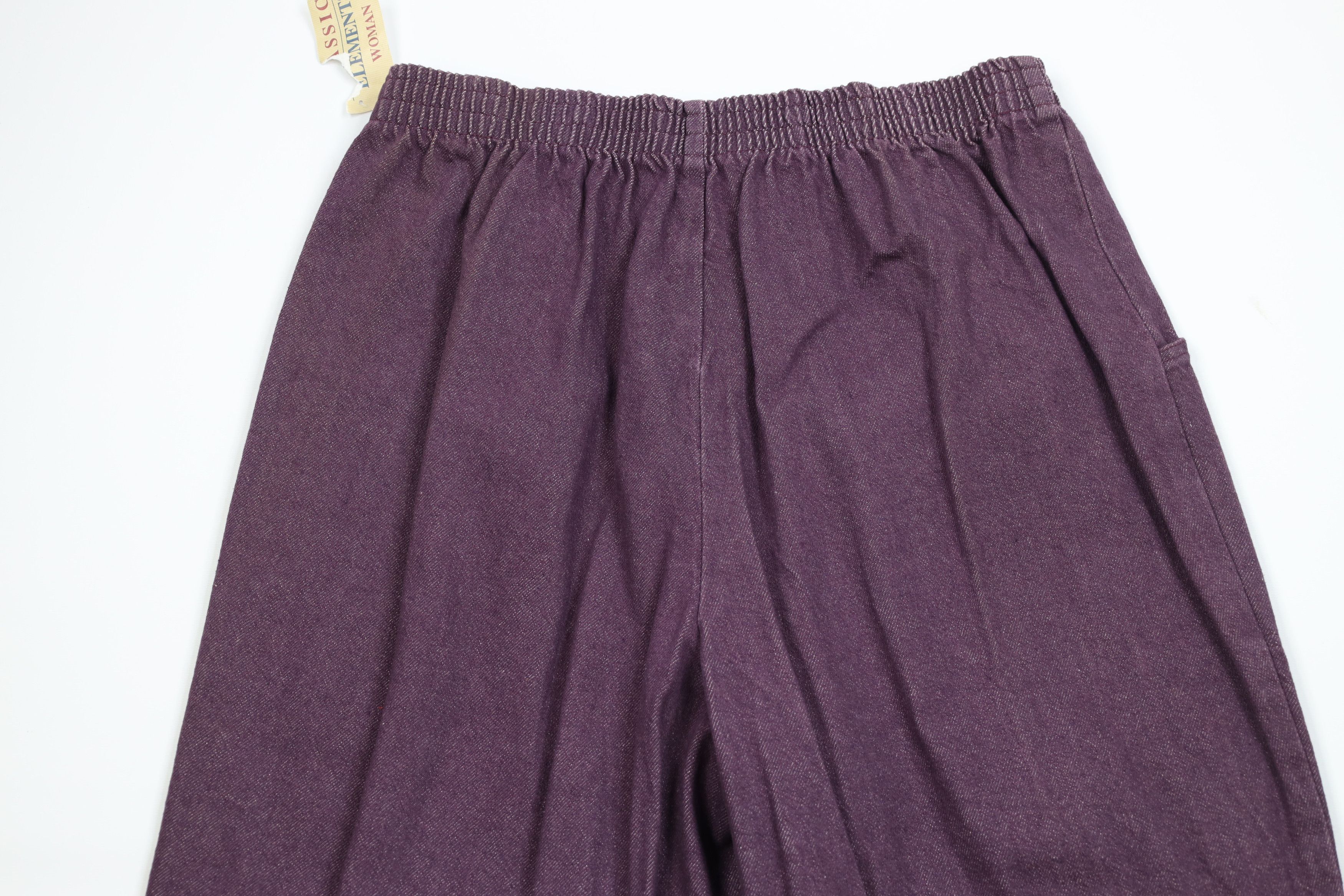 Vintage Deadstock Vintage 90s Streetwear Fit Tapered Jeans Purple Size 40" / US 18 - 9 Thumbnail