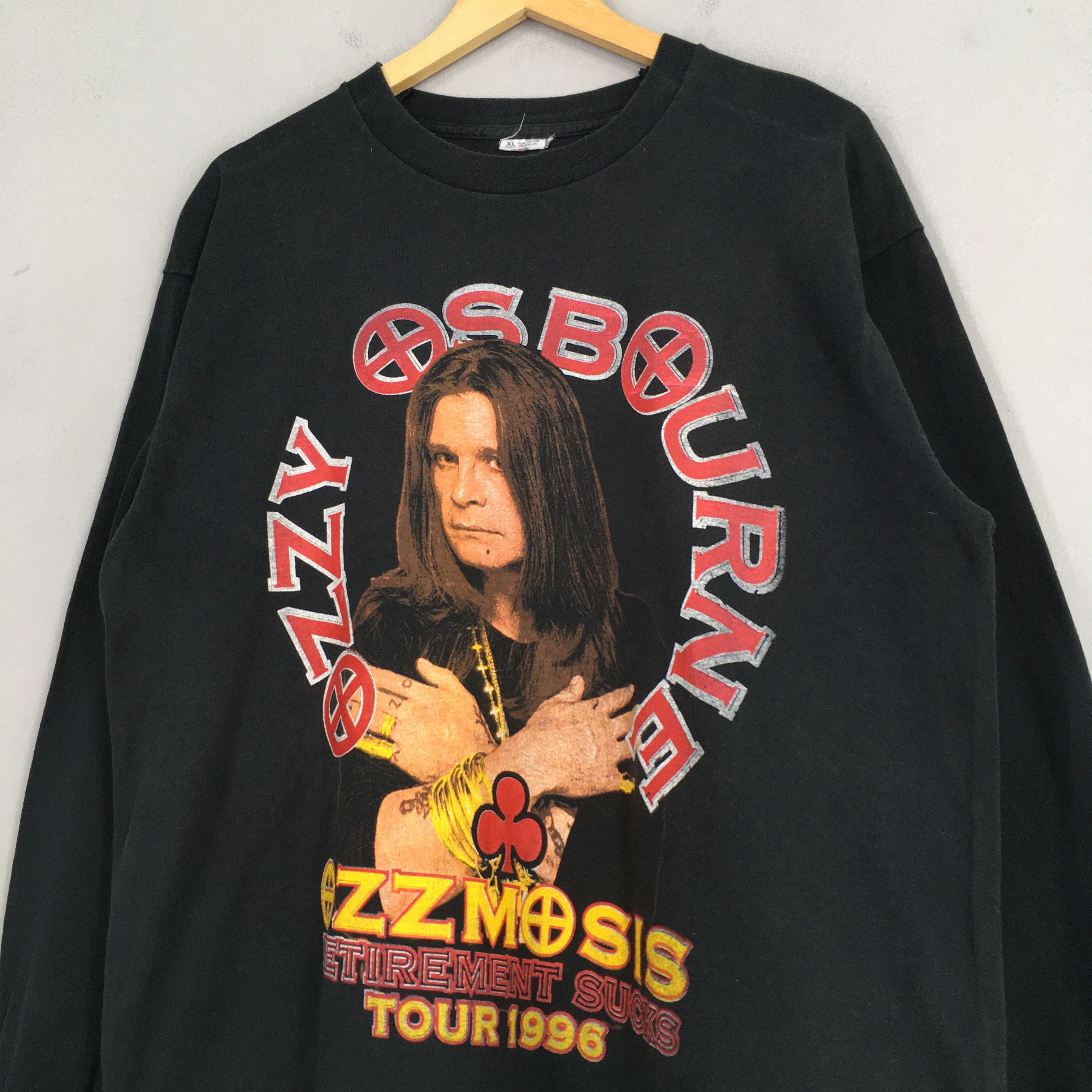 Band Tees × Ozzy Osbourne Vintage 90's Ozzy Osbourne Ozzmosis Rock T shirt XLarge Size US XL / EU 56 / 4 - 3 Thumbnail
