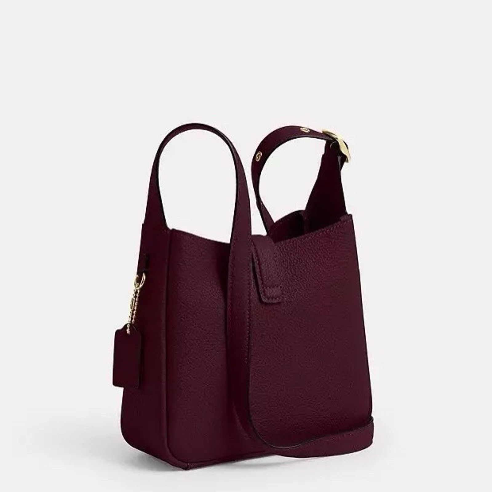 Coach NWT COACH Hadley Mini Crossbody Bag CAL60 Dark Wine Size ONE SIZE - 13 Thumbnail