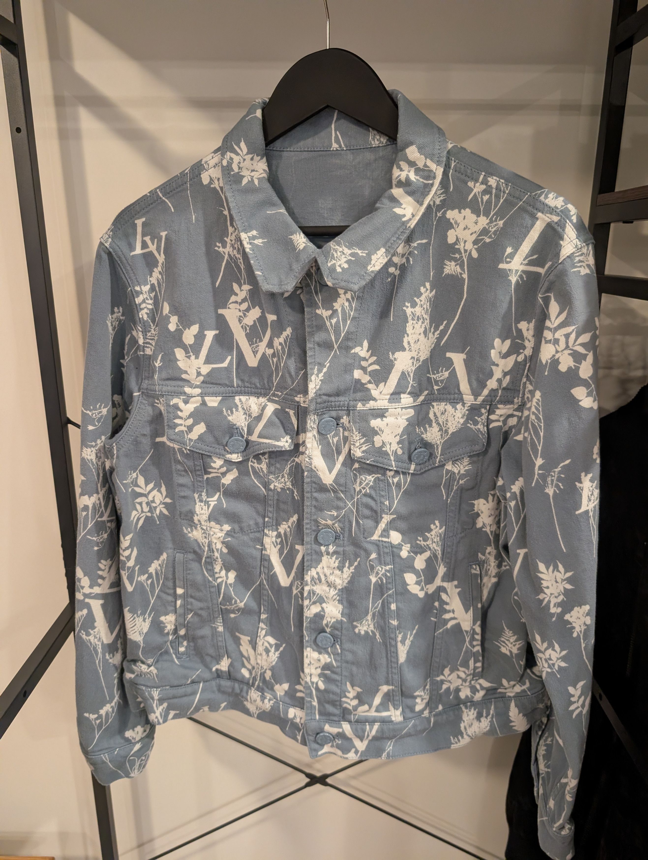 Louis Vuitton Louis Vuitton blue leaf monogram flower jacket Size US M / EU 48-50 / 2 - 1 Thumbnail