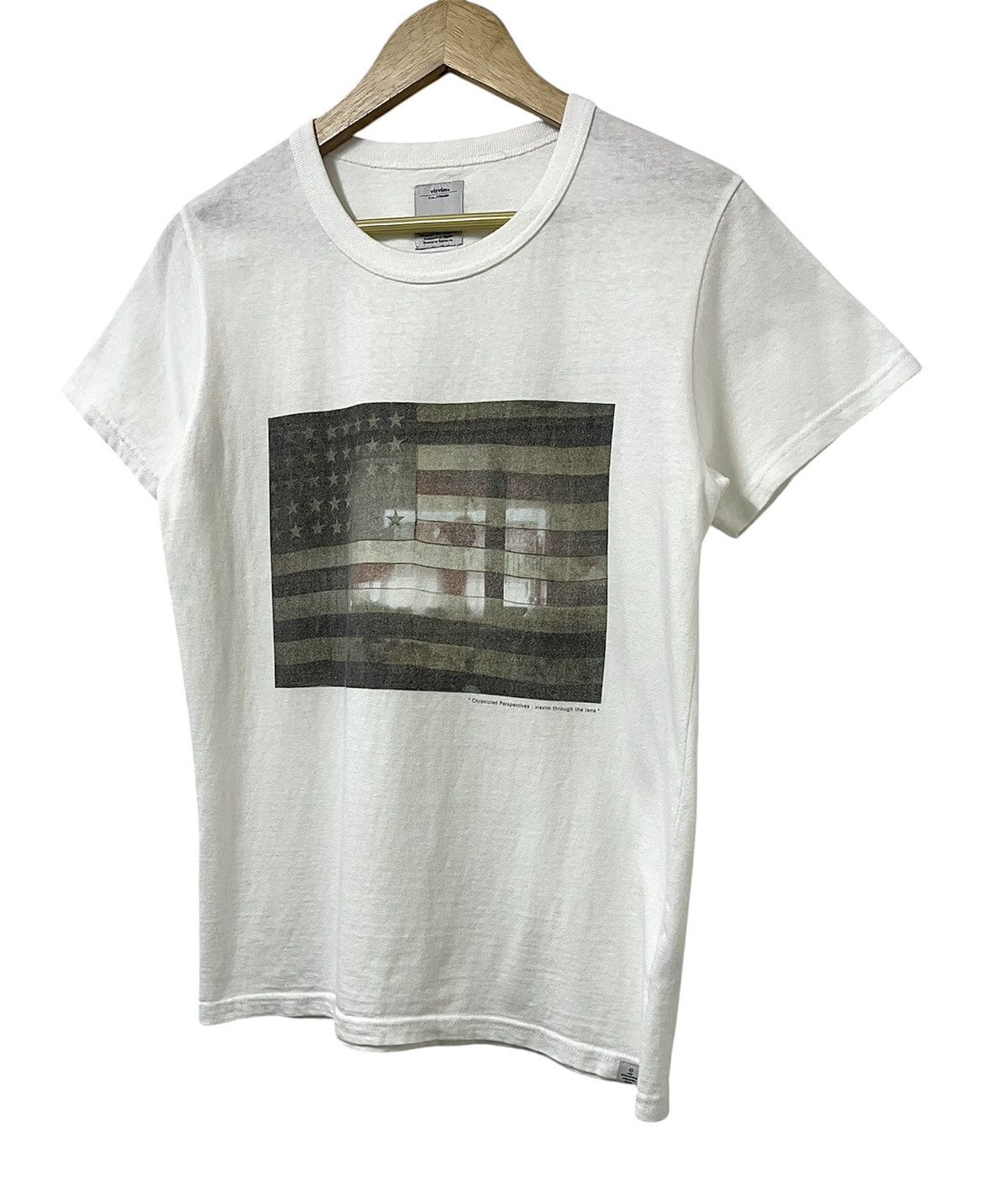 Visvim 2001 VISVIM CHRONICLED PERSPECTIVES FLAG JAPANESE TSHIRT Size US S / EU 44-46 / 1 - 4 Thumbnail