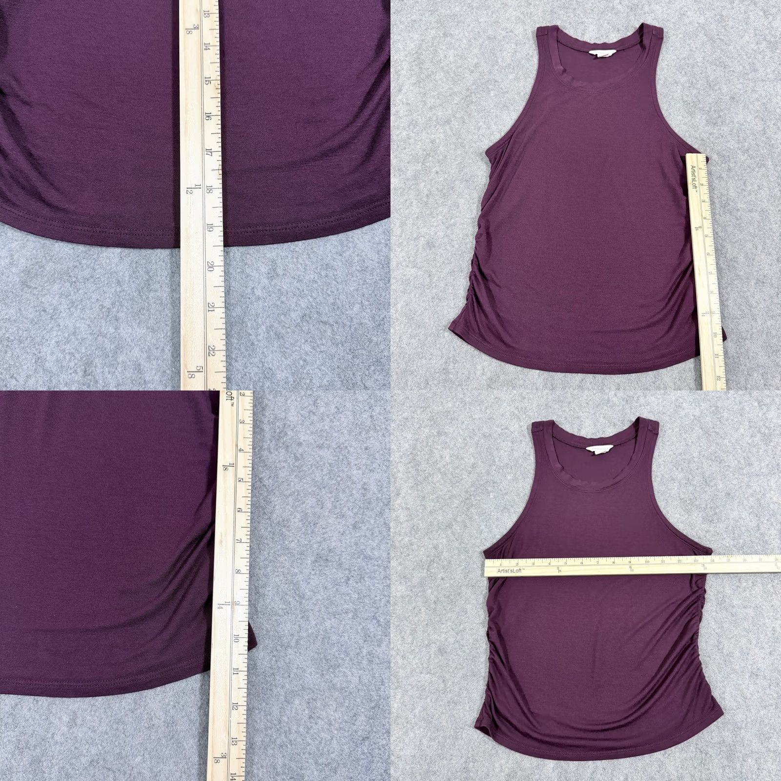 Aeropostale Aeropostale Casual Stretch Sleeveless Tank Top Women's Medium Burgundy Red Size M / US 6-8 / IT 42-44 - 8 Thumbnail