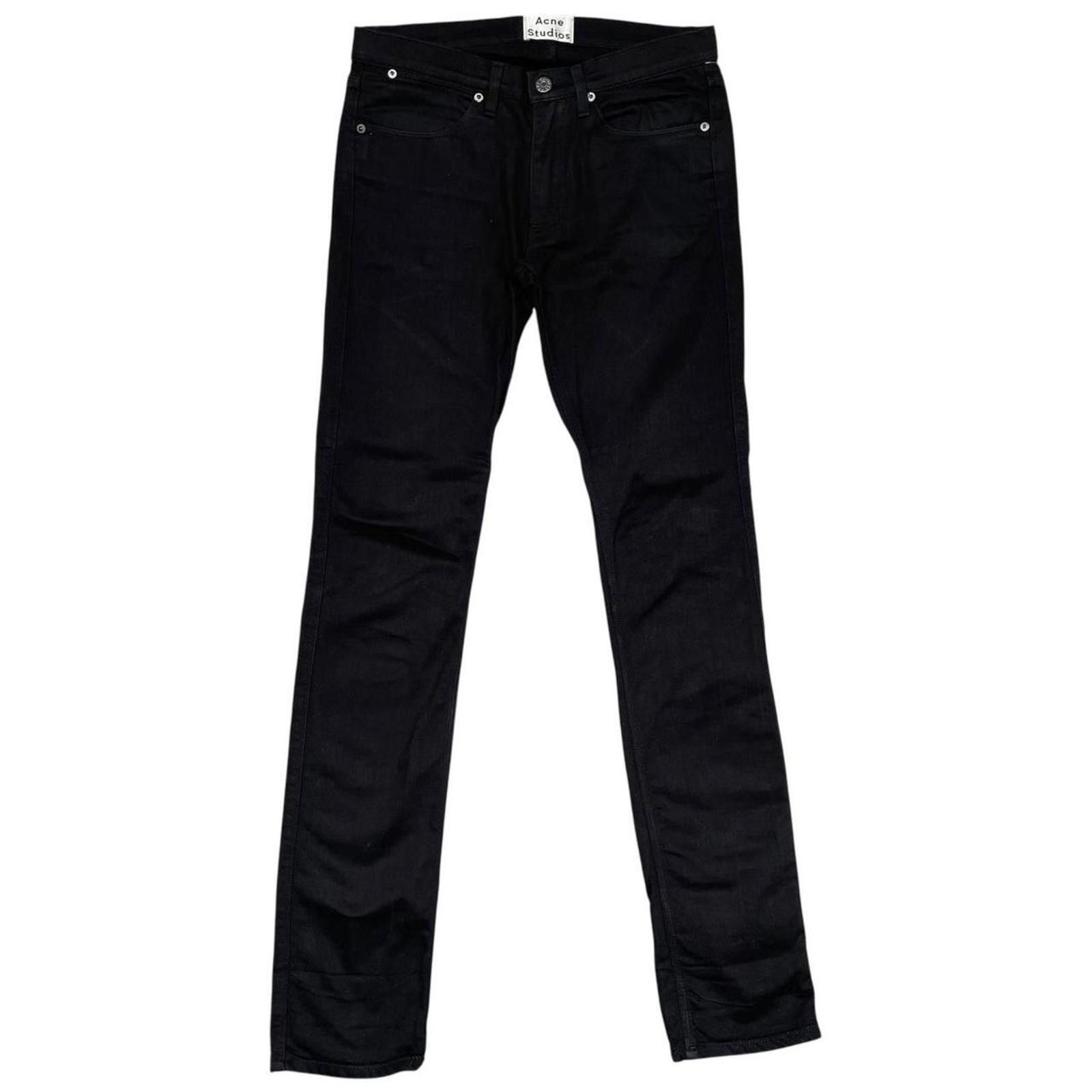 Acne Studios Acne Studios Black Skinny Fit Denim Jeans Size US 32 / EU 48 - 2 Thumbnail