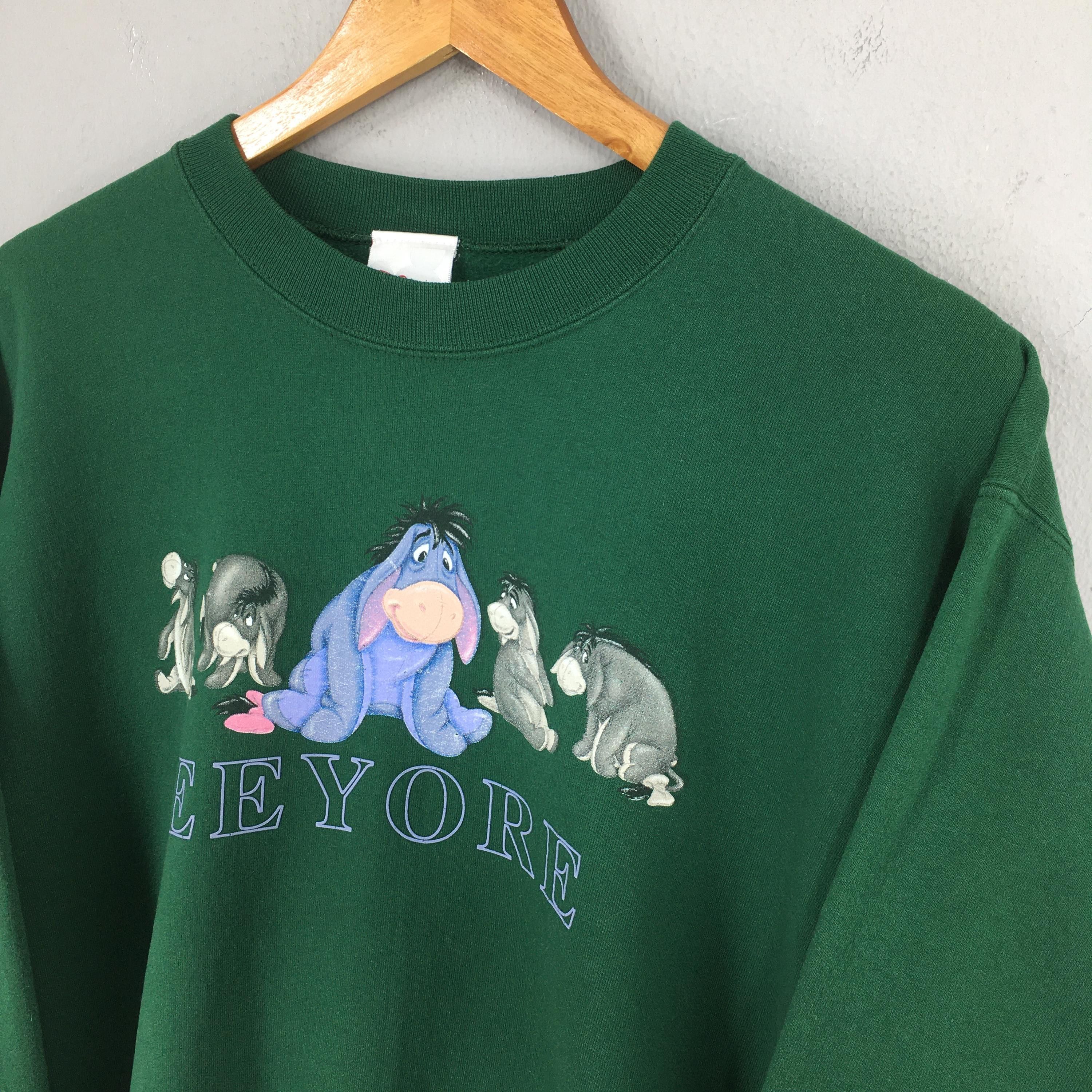 Disney Vintage 90s Eeyore Winnie The Pooh Sweatshirt Medium Size US M / EU 48-50 / 2 - 3 Thumbnail