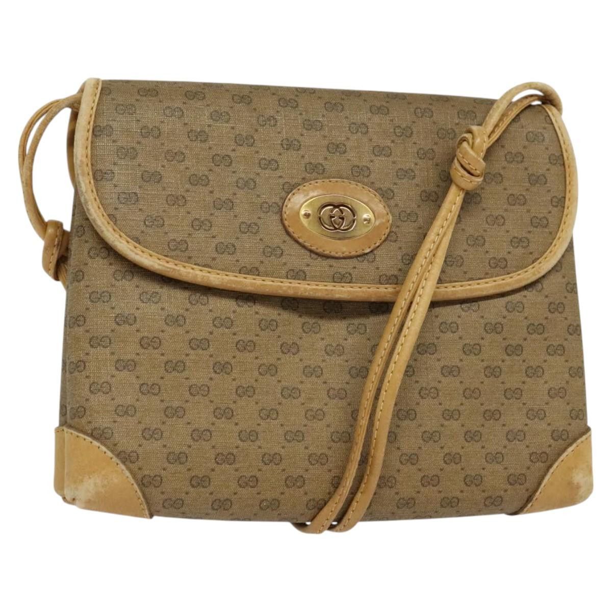 Gucci GUCCI Micro GG Supreme Shoulder Bag Pvc Beige Gold 007 49 Size ONE SIZE - 1 Thumbnail