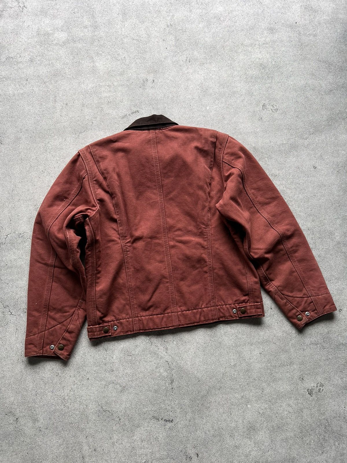 Carhartt × Carhartt Wip × Vintage Carhartt Detroit Jacket WJ097 VRS / Salmon 2008 Size S / US 4 / IT 40 - 8 Thumbnail