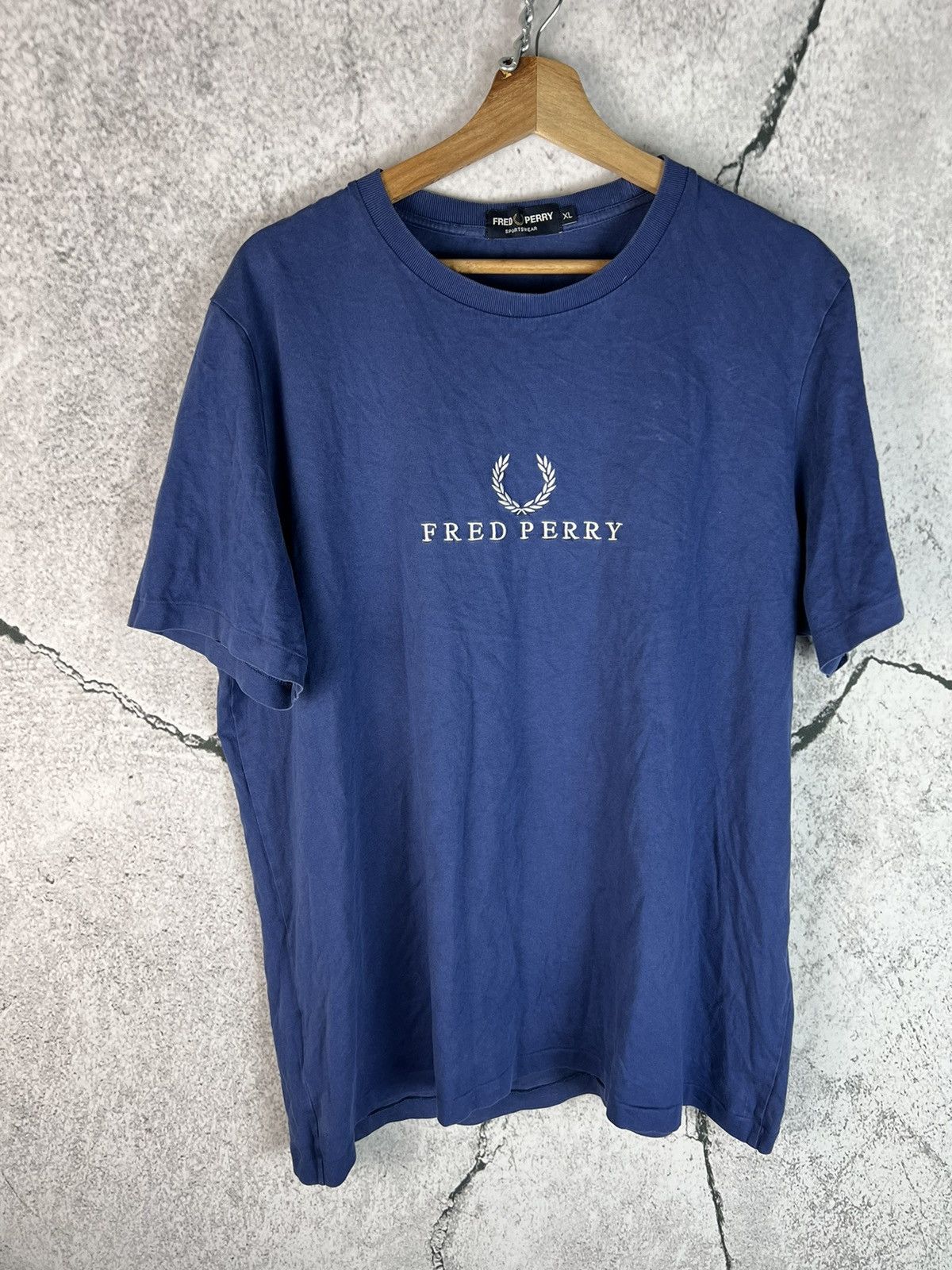 Fred Perry × Vintage FREDD PERRY VINTAGE OVERSIZE BIG LOGO T-SHIRT Size US XL / EU 56 / 4 - 1 Thumbnail
