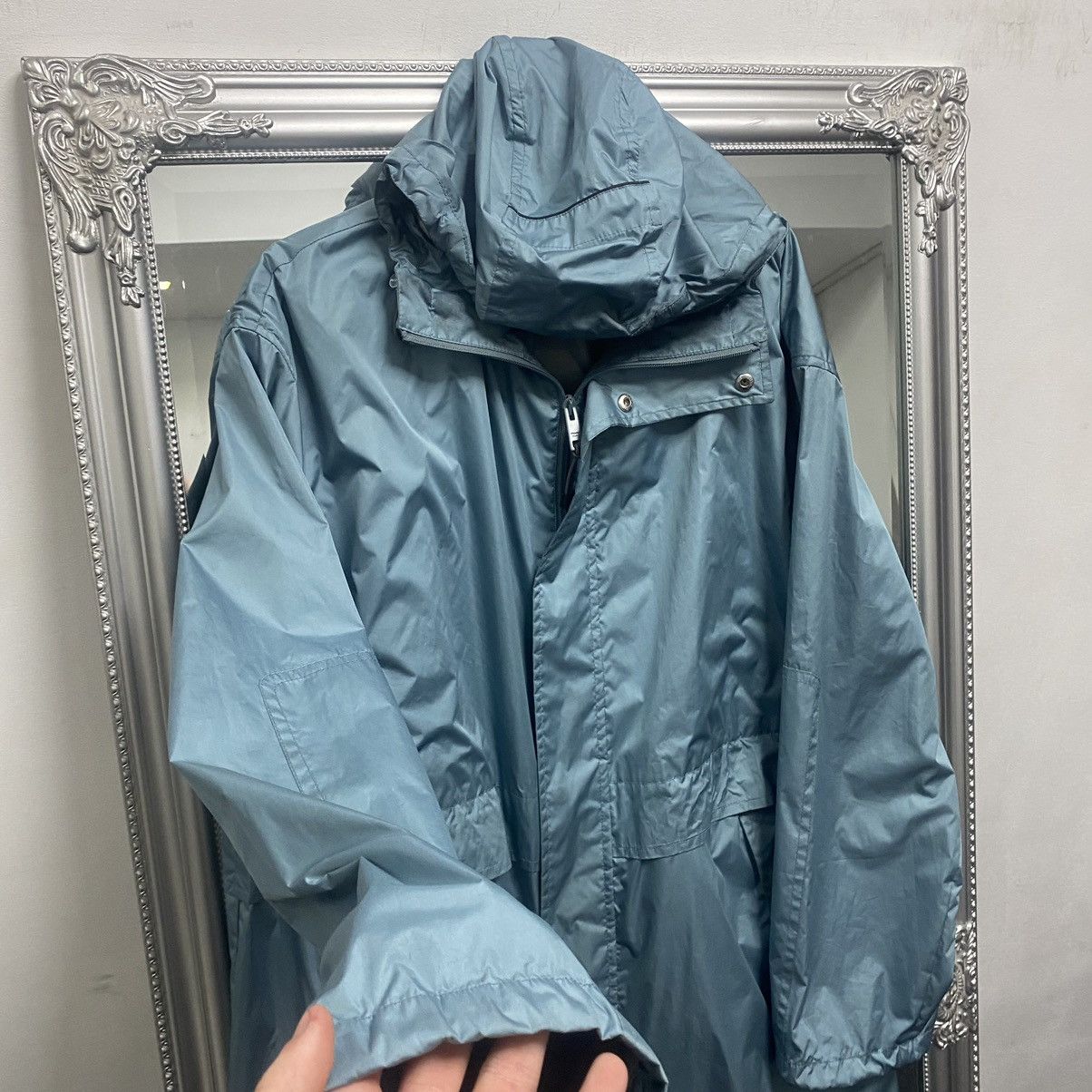 Prada Prada nylon raincoat jacket vintage Size US S / EU 44-46 / 1 - 4 Thumbnail