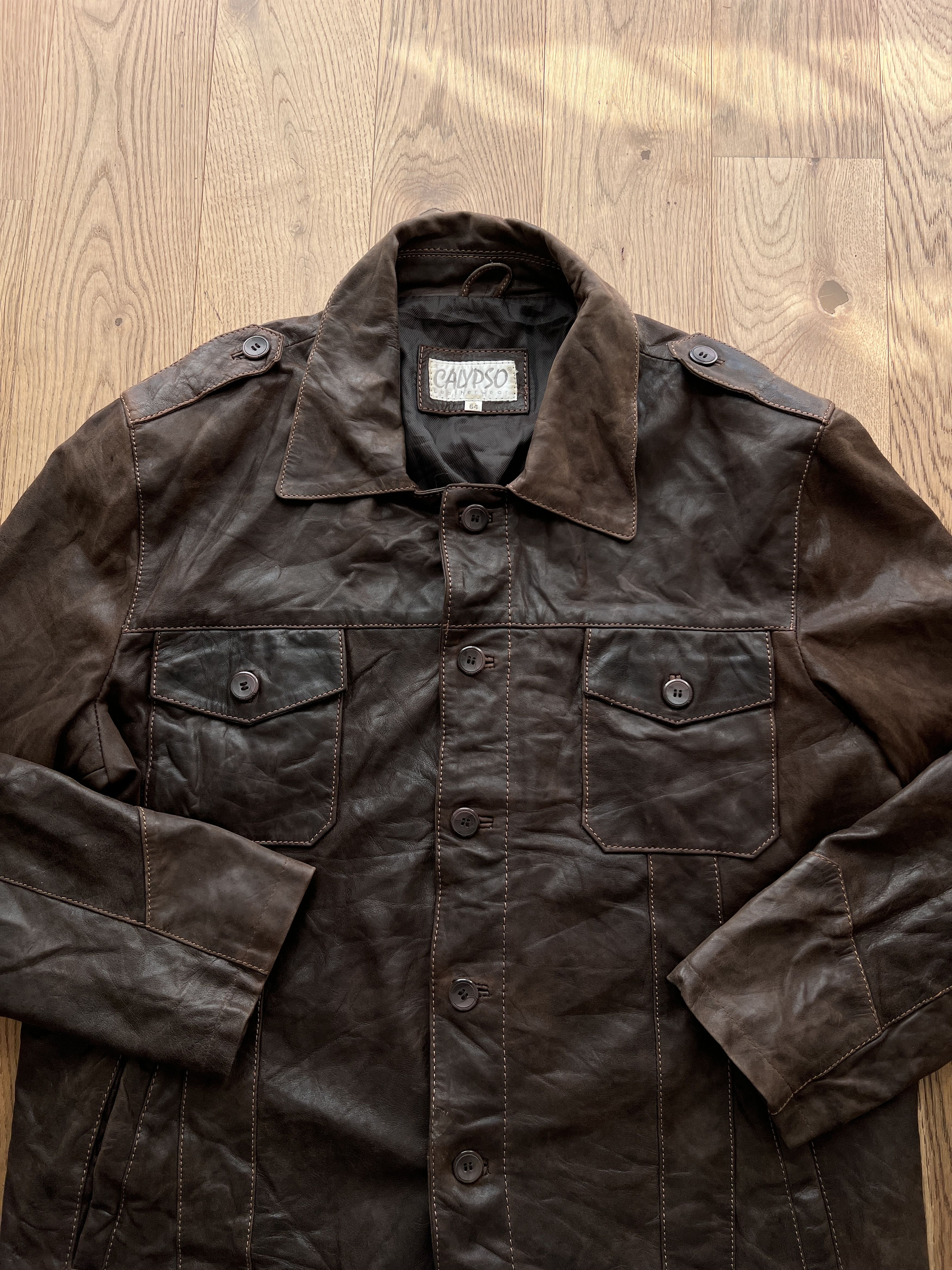 Hysteric Glamour Leather coat jacket vintage y2k 14th Addiction Diesel style Size US L / EU 52-54 / 3 - 3 Thumbnail