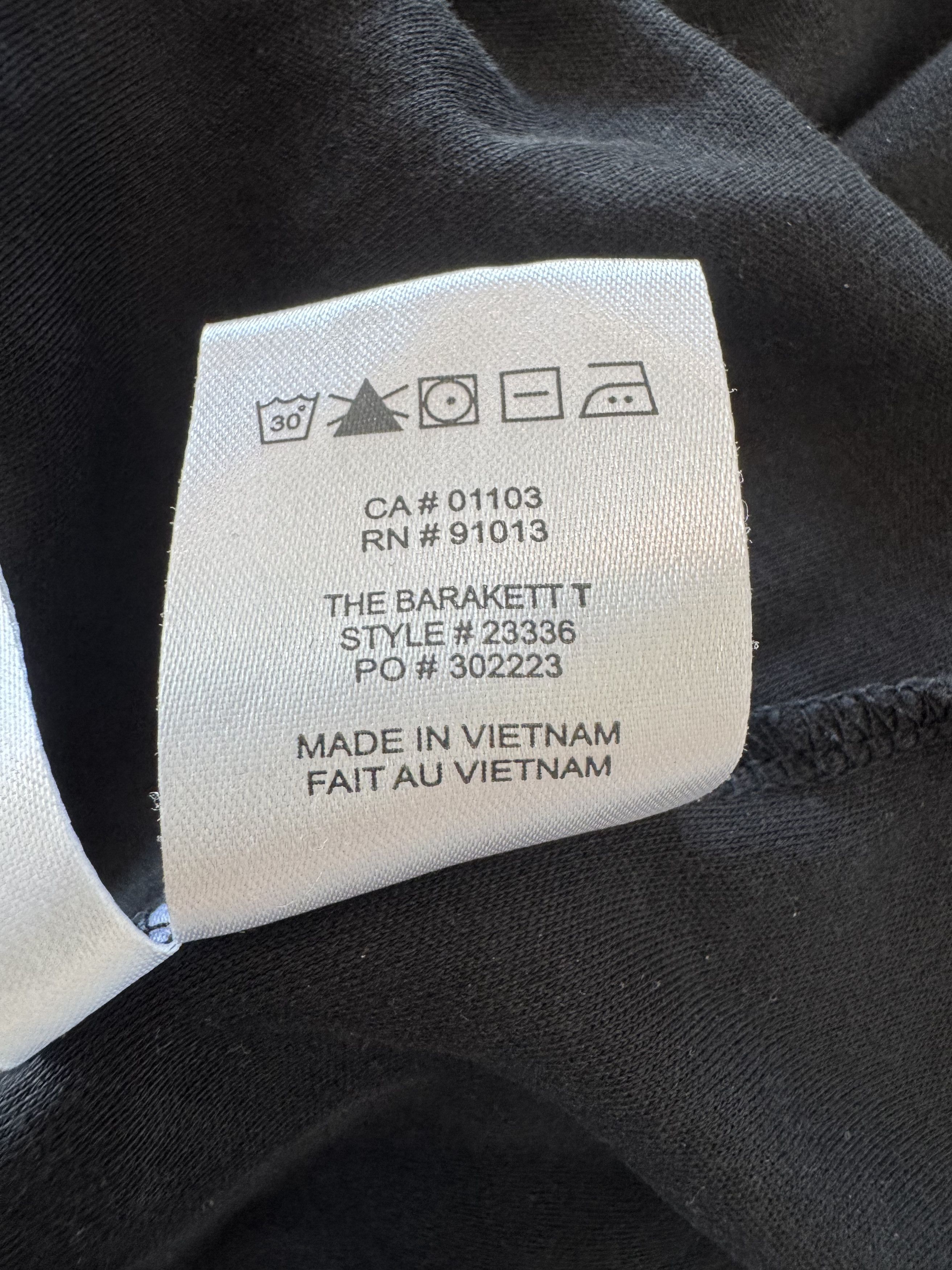 Robert Barakett Black Tee Size US XL / EU 56 / 4 - 6 Thumbnail