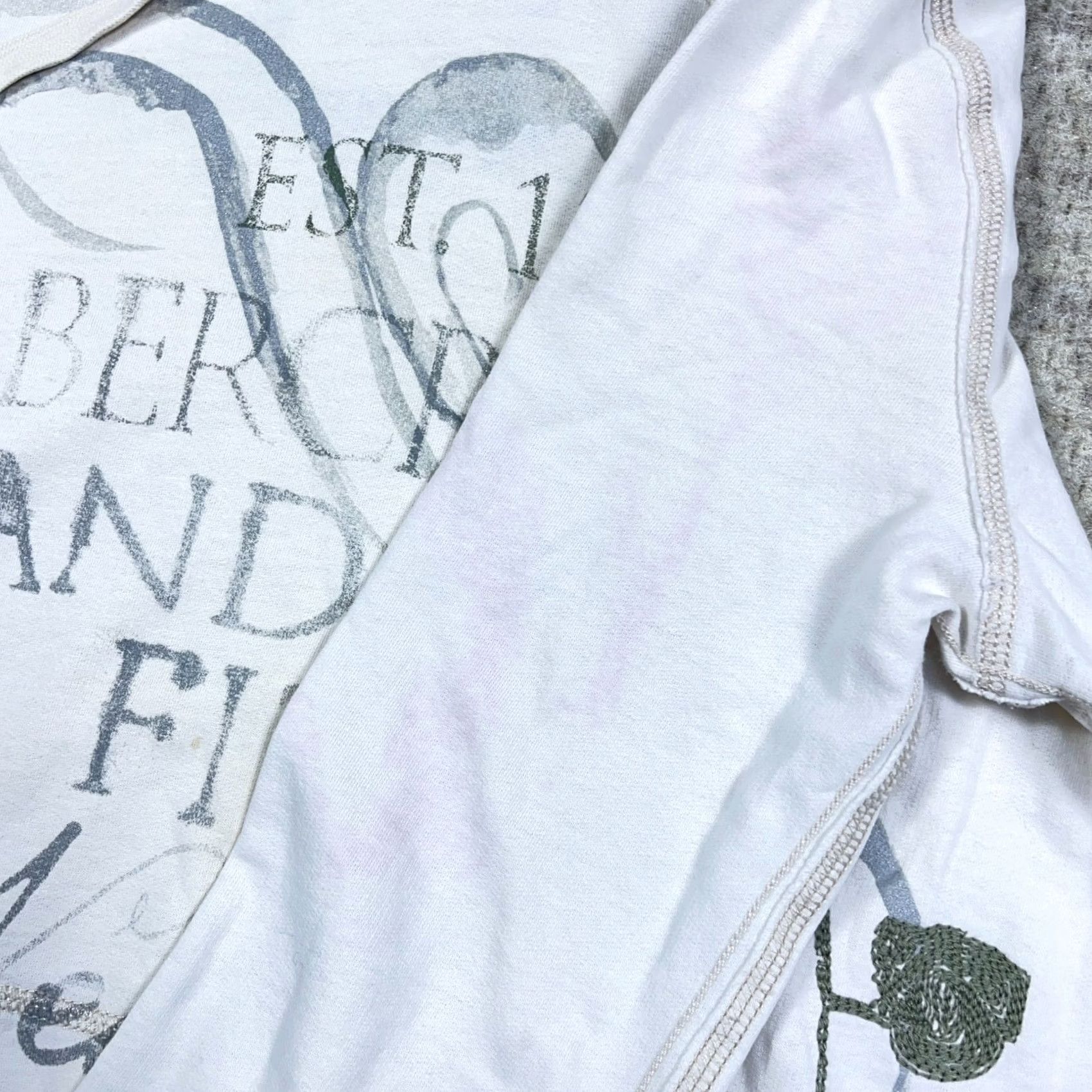 Abercrombie & Fitch Vintage Abercrombie & Fitch Hoodie Women M White Logo Pullover Fashion Sweatshirt Grunge Size M / US 6-8 / IT 42-44 - 6 Thumbnail