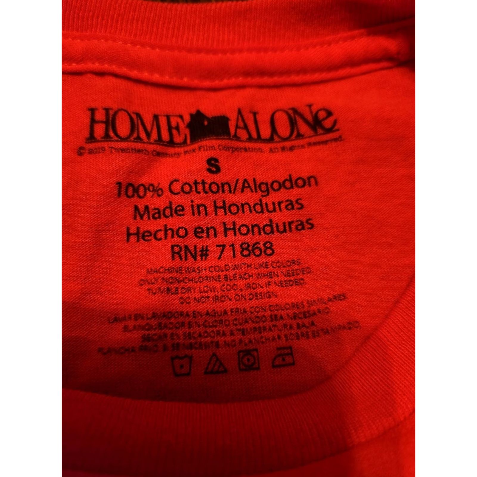 Vintage Home Alone Shirt Mens Small Red Green White Size US S / EU 44-46 / 1 - 2 Thumbnail