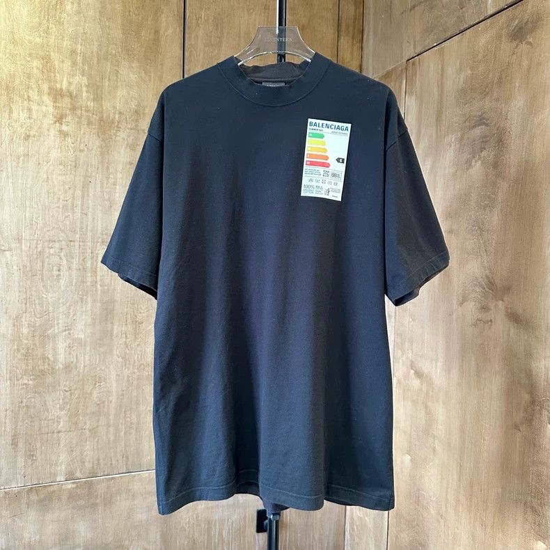 Balenciaga Balenciaga Black chest refrigerator with short sleeves Size US M / EU 48-50 / 2 - 1 Thumbnail