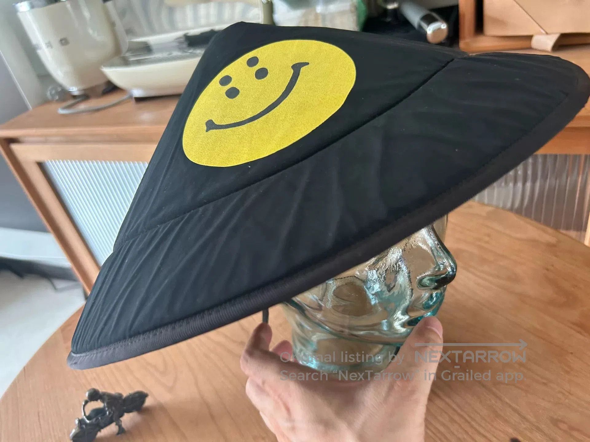 Kapital kapital smiley sun hat with logo. Size ONE SIZE - 4 Thumbnail