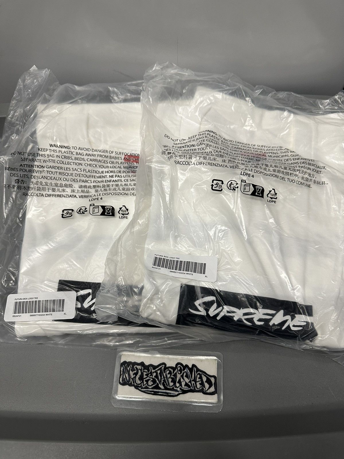 Futura × Supreme Supreme Futura Box Logo Tee White Size XL Size US XL / EU 56 / 4 - 4 Thumbnail