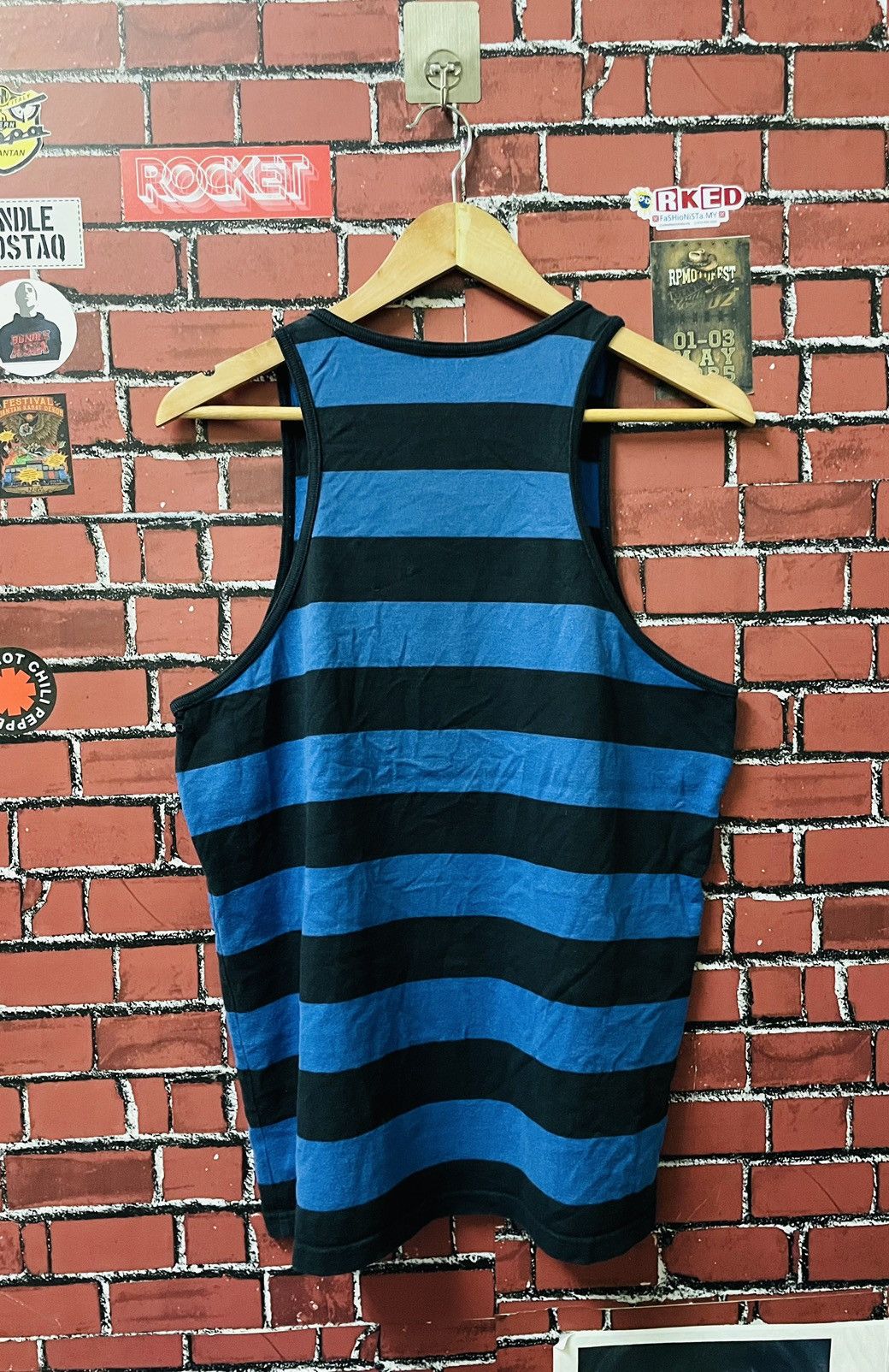 Number (N)ine NUMBER (N)INE STRIPED 03 KURTS TANK (GRUNGE STYLE) TEE Size US M / EU 48-50 / 2 - 7 Thumbnail