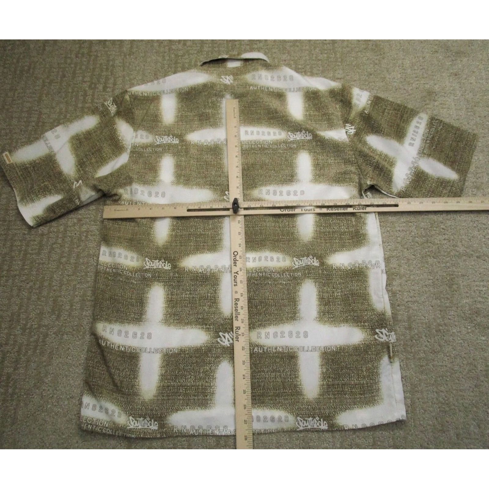 Southpole Vintage Southpole Shirt Mens Medium Brown White Hip Hop Y2K Urban Streetwear Size US M / EU 48-50 / 2 - 4 Thumbnail