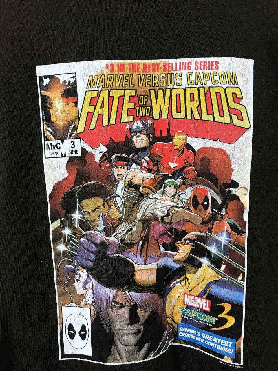 Anime × Marvel Comics × Vintage Marvel vs Capcom comics anima 2011 tee Size US L / EU 52-54 / 3 - 3 Thumbnail