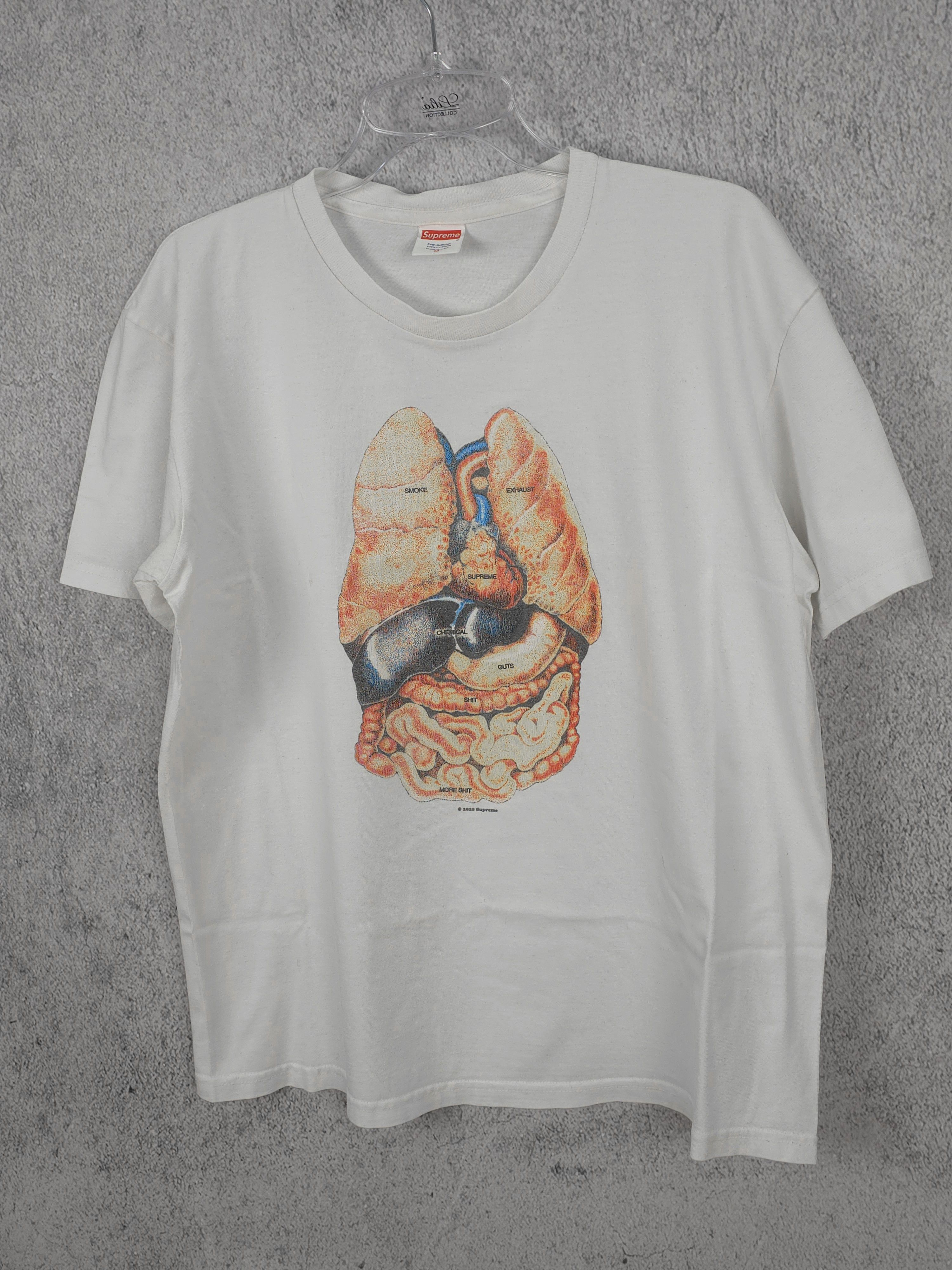 Supreme Supreme Guts Tee 2018 white Size US M / EU 48-50 / 2 - 2 Thumbnail