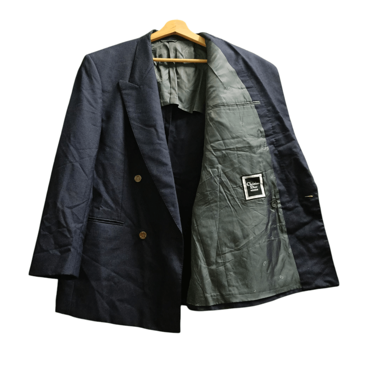 Christian Dior Monsieur × Vintage Vintage Christian Dior Monsieur Double Breasted Blazer Size US M / EU 48-50 / 2 - 12 Thumbnail