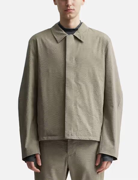 POST ARCHIVE FACTION (PAF) PAF 5.0+ Jacket Right - Brown Seersucker Size US M / EU 48-50 / 2 - 3 Thumbnail