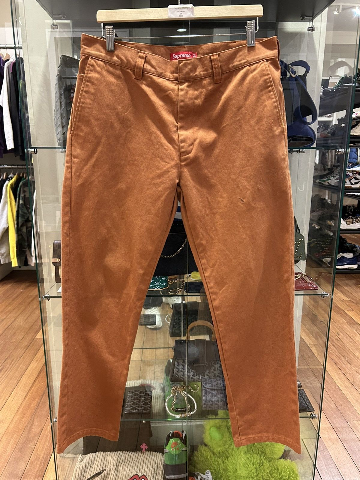 Supreme Supreme Khaki Pants Size US 34 / EU 50 - 1 Thumbnail