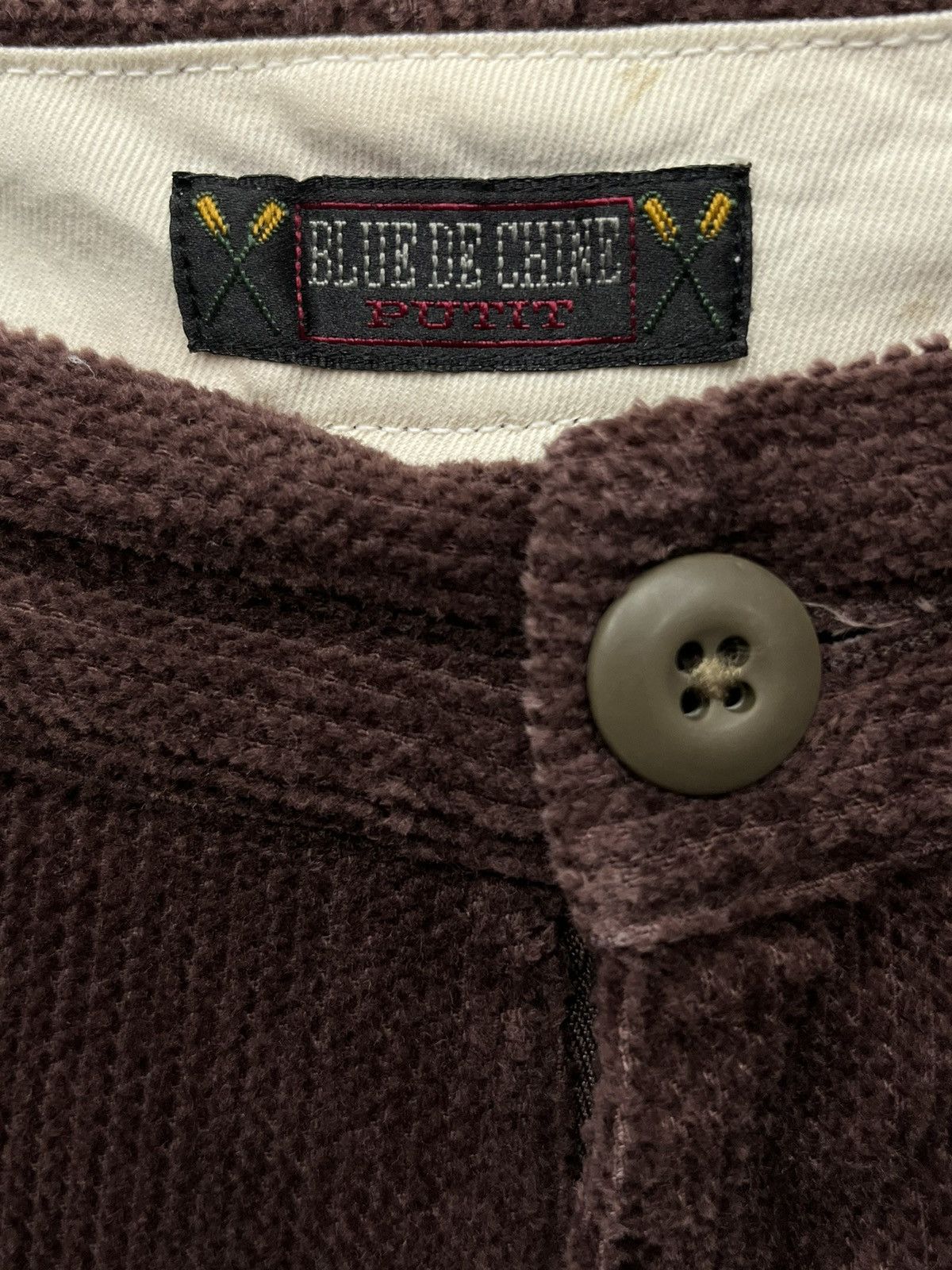 Le Grande Bleu (L.G.B.) × Vintage 🔥BLUE DE CHINE Drop Side Pocket Monkey Baggy Long Pants Size US 29 - 8 Thumbnail