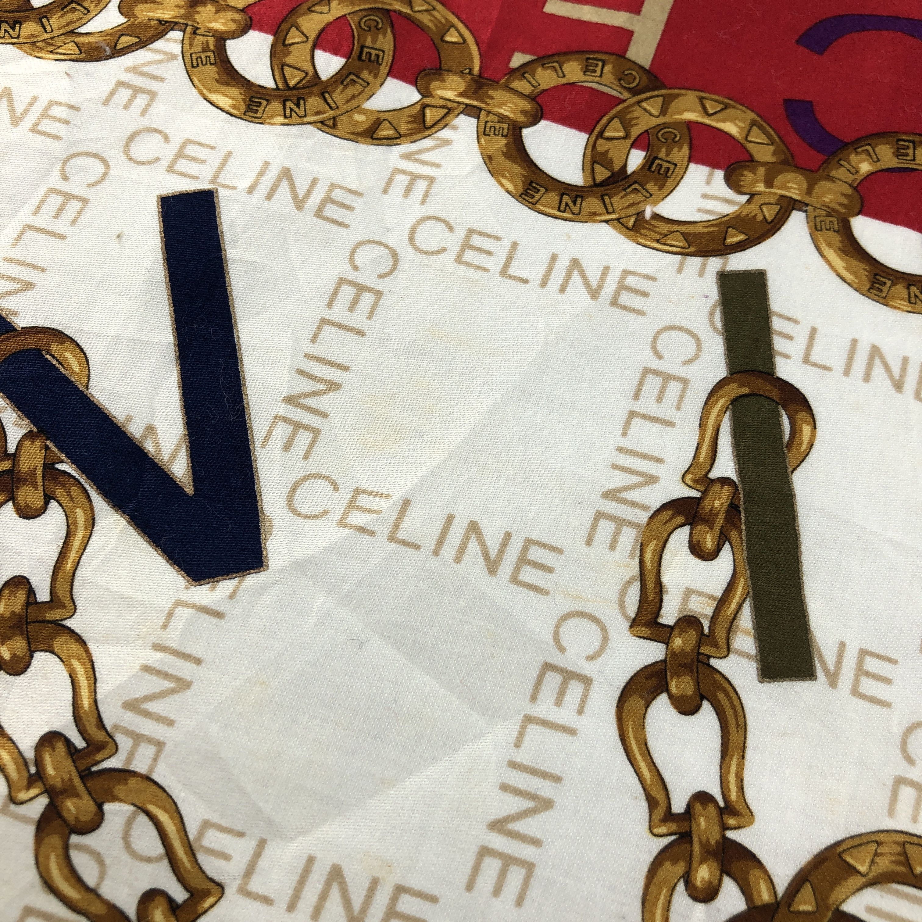 Celine Celine Handkerchief Neckerchief Bandana H3029 Size ONE SIZE - 12 Thumbnail
