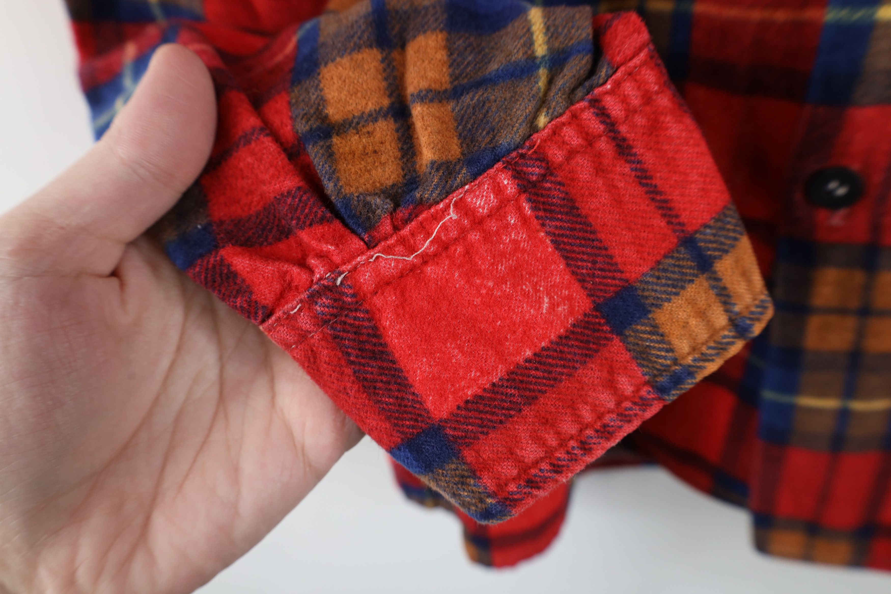 Vintage Vintage 60s 70s Streetwear Collared Button Shirt Plaid Size US S / EU 44-46 / 1 - 8 Thumbnail