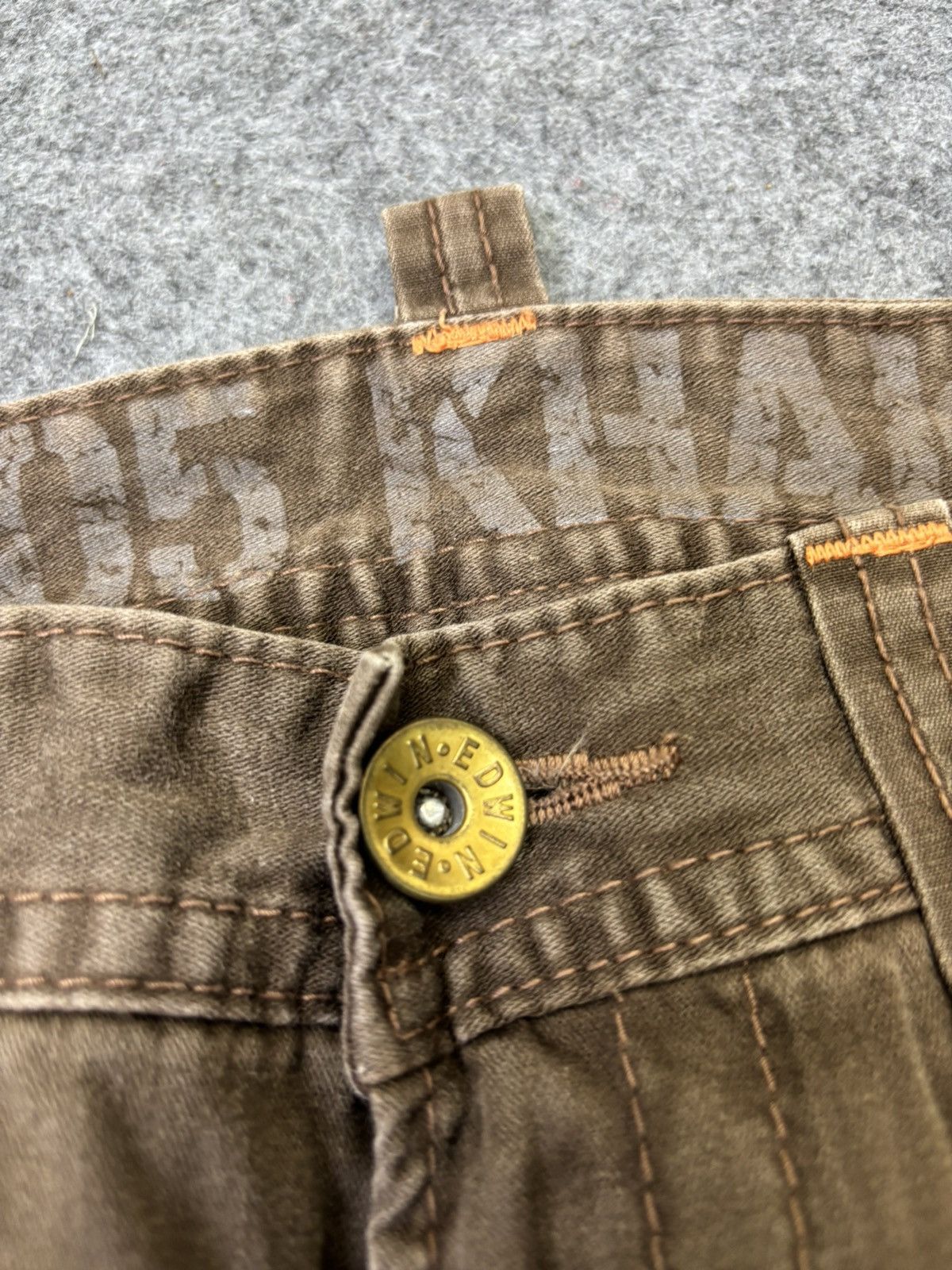 Edwin 💥FLARE💥EDWIN Multipockets Street Cropped Cargo Pant F784 Size US 34 / EU 50 - 7 Thumbnail