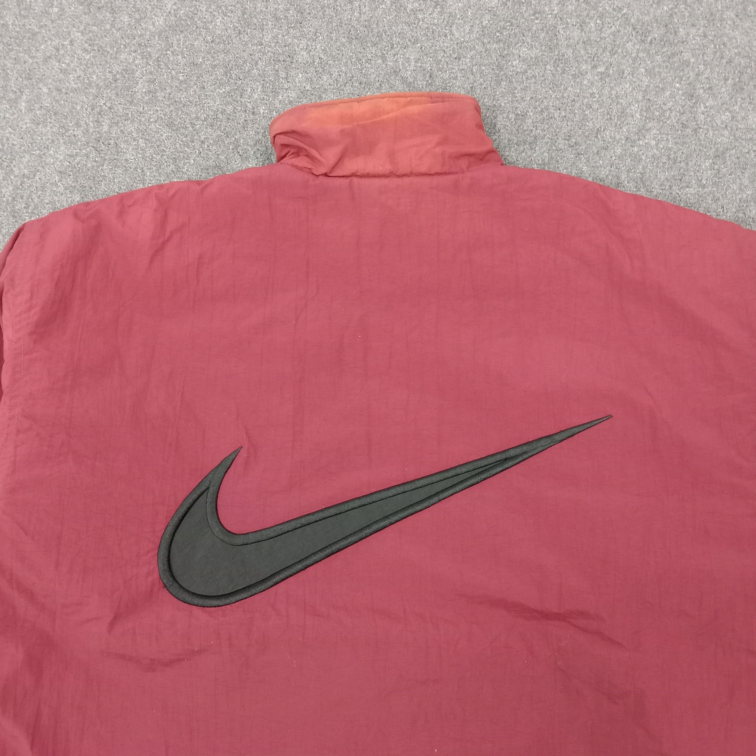 Nike Vintage 90s Nike Reversible Swoosh Jacket C268N10 Size US XL / EU 56 / 4 - 2 Thumbnail