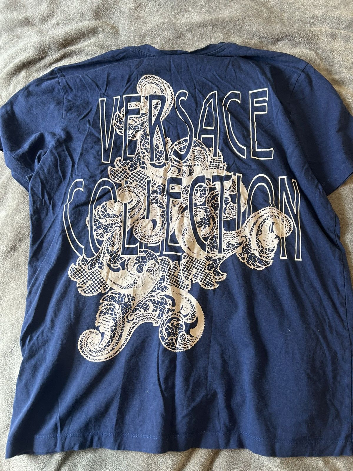 Versace Versace Collection Back Graphic Tee Size US L / EU 52-54 / 3 - 1 Thumbnail